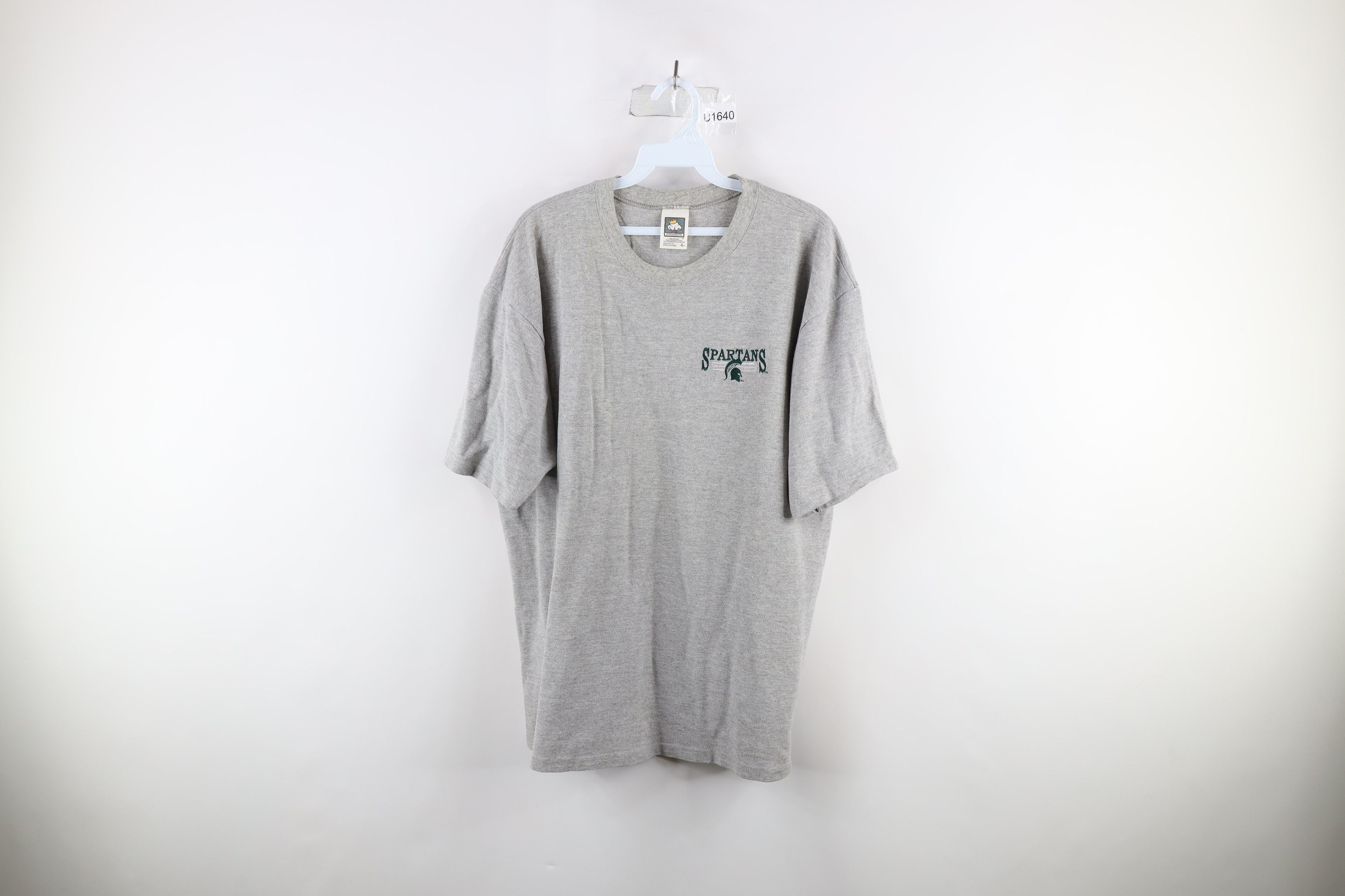 Vintage Vintage 90s Michigan State University T-Shirt USA Size US L / EU 52-54 / 3 - 1 Thumbnail