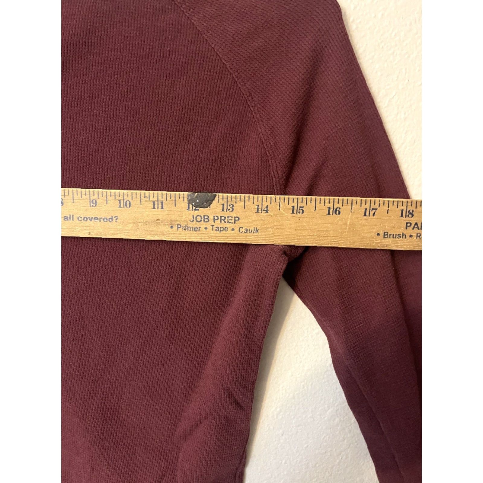 Victoria's Secret Victoria's Secret Pink T-Shirt Womens S Pullover Long Sleeve Maroon Round Neck Size S / US 4 / IT 40 - 5 Thumbnail