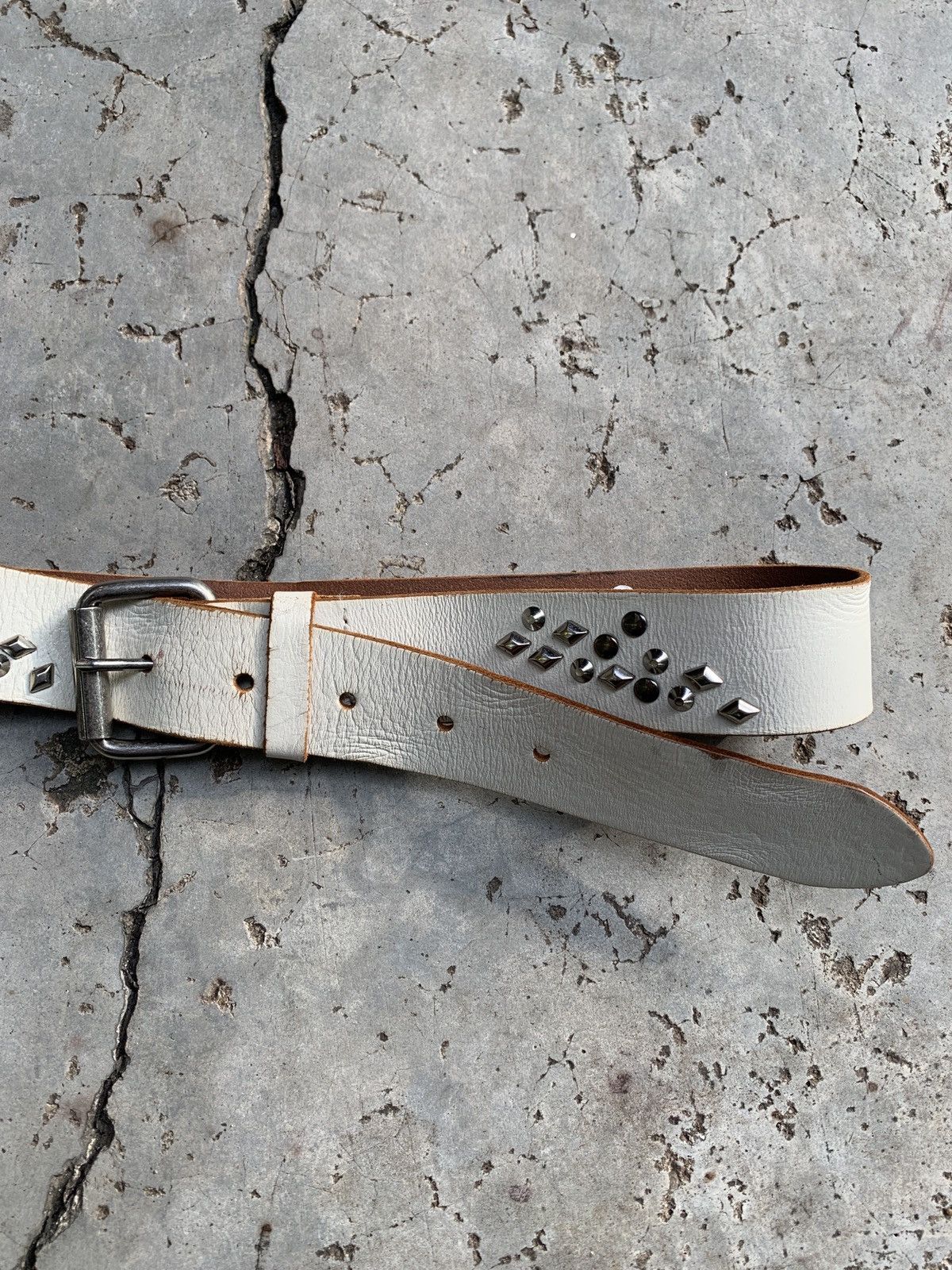 90s Studded Leather Belt