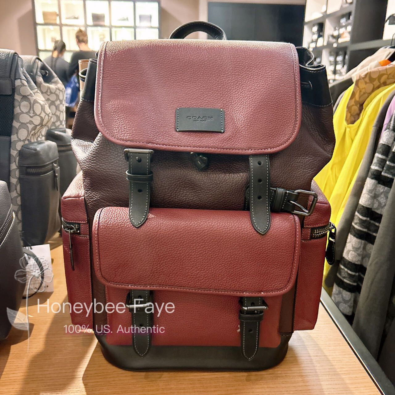 image of Coach Sprint Backpack In Colorblock, Men's