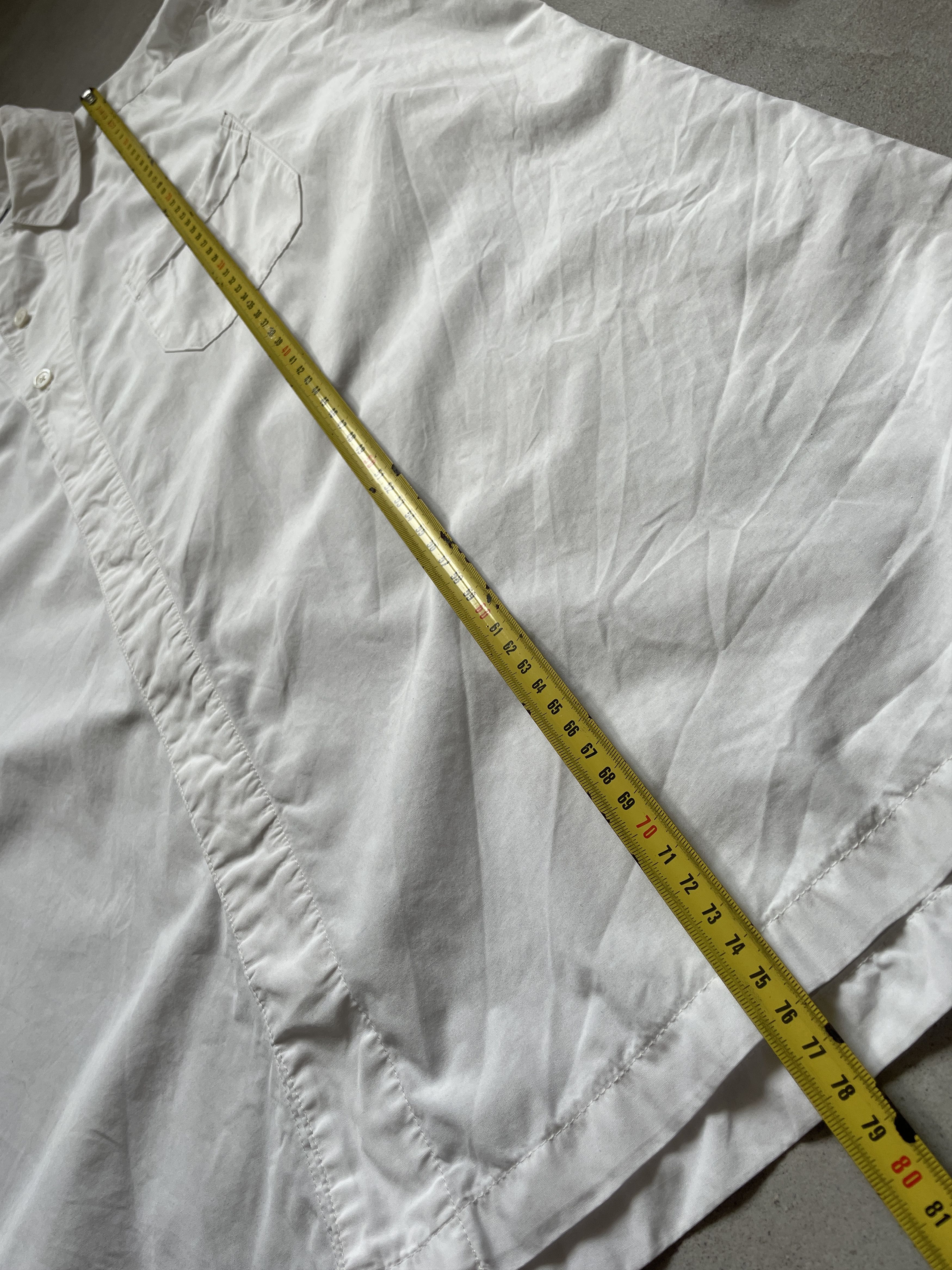 Yohji Yamamoto Y2K Y3 ADIDAS X YOHJI YAMAMOTO WHITE LONG FIT SHIRT Size US XXL / EU 58 / 5 - 10 Thumbnail