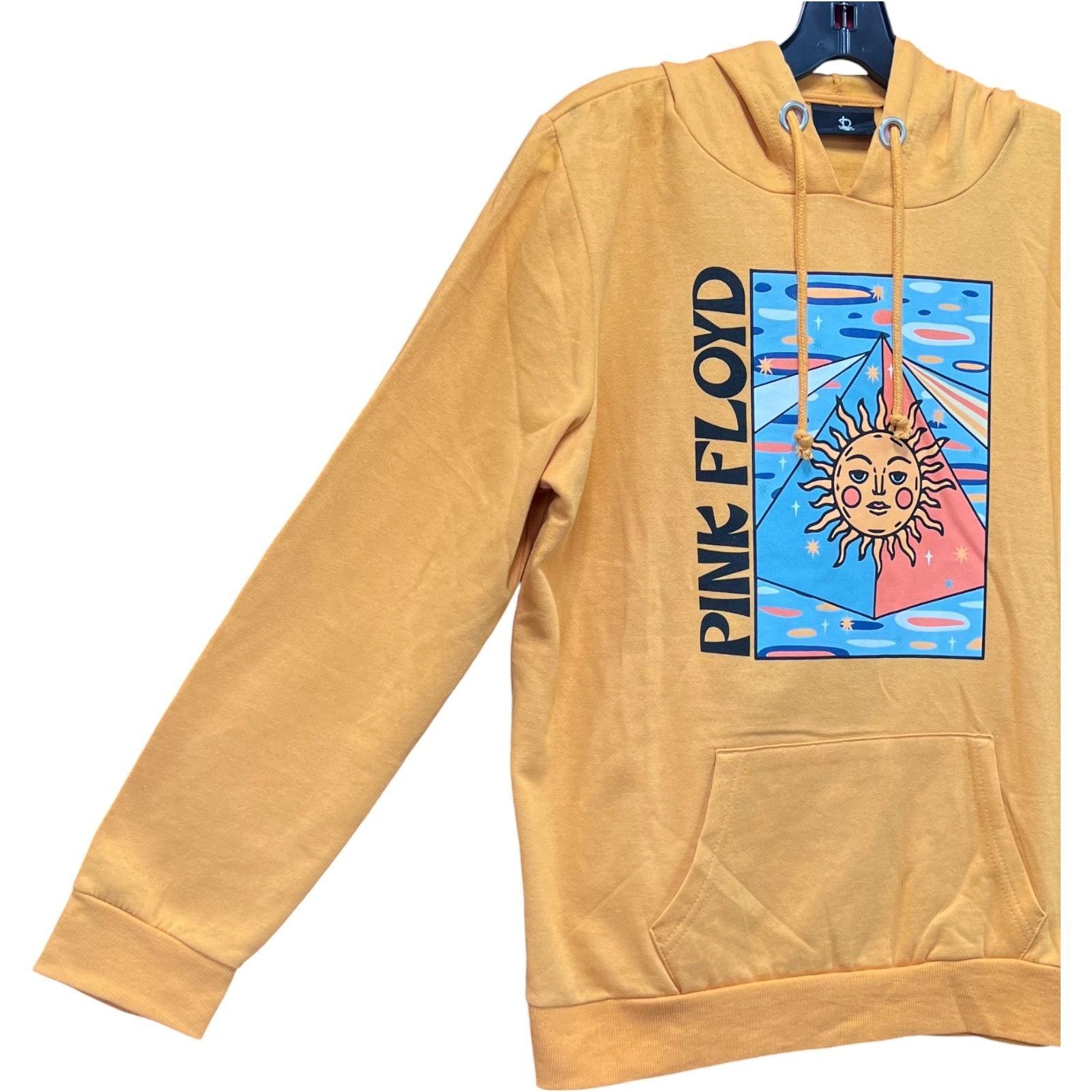 Pink Floyd Pink Floyd - Men's Long Sleeve Hooded Sweatshirt - Yellow - Size US M / EU 48-50 / 2 - 14 Thumbnail