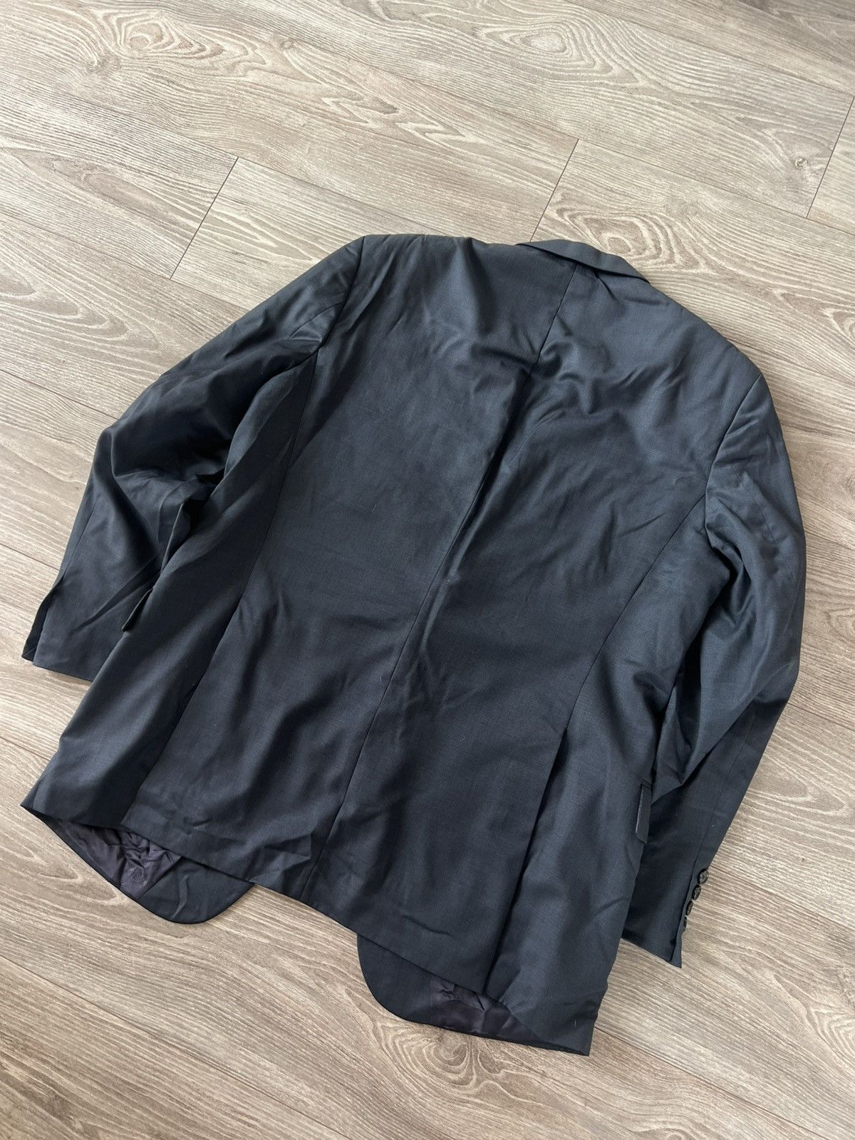 Burberry × Designer Vintage Burberrys England Finest Quality Wool/Viscose Blazer Size 46R - 15 Thumbnail