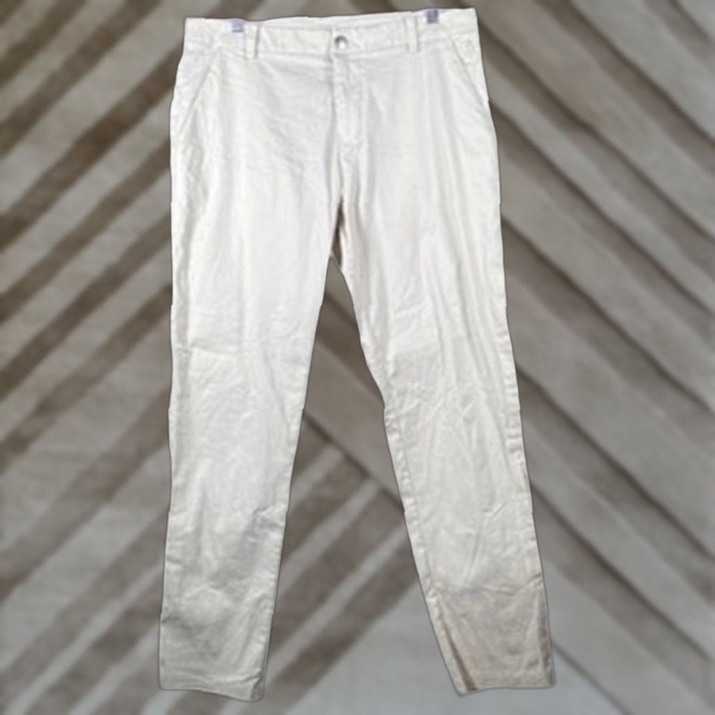 Lululemon Lululemon Mens Pants Beige ABC Classic-Fit Warpstreme Stretch 34 Size US 34 / EU 50 - 1 Thumbnail