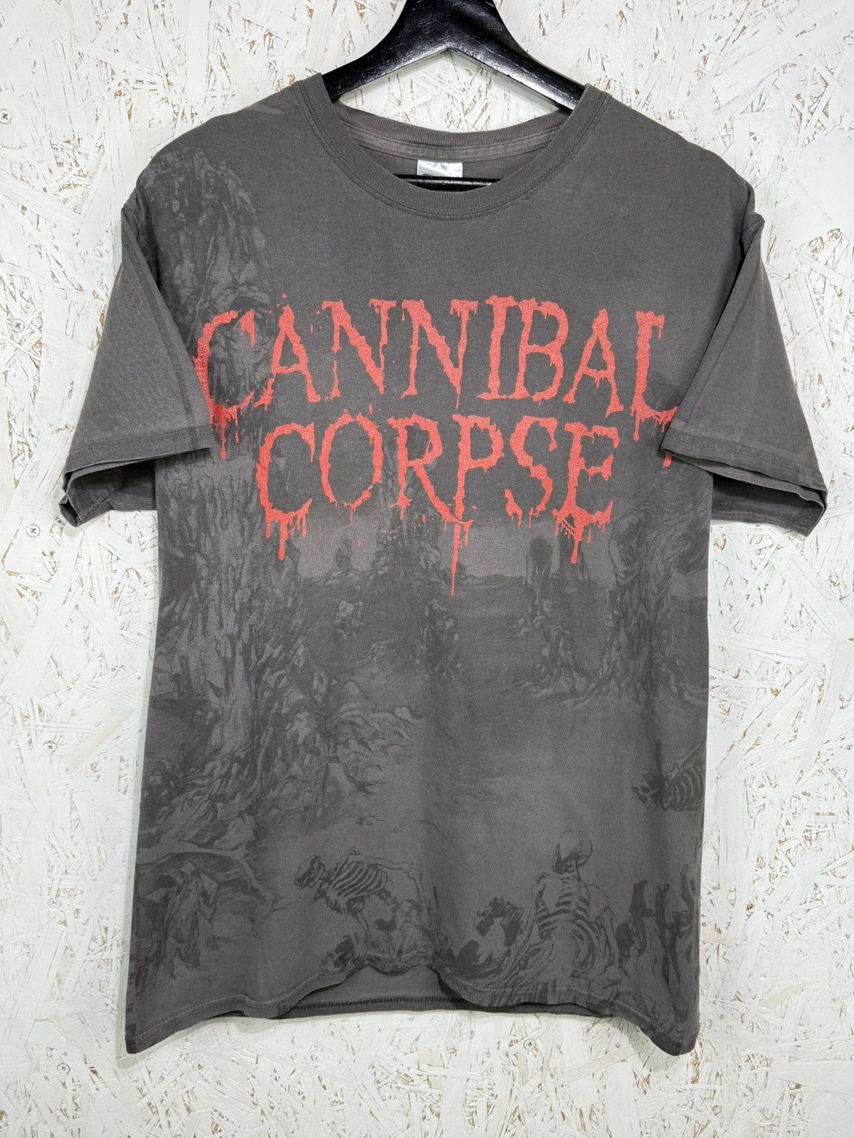 Band Tees Vintage Cannibal Corpse Allover Print AOP Metal T-Shirt M Size US M / EU 48-50 / 2 - 1 Thumbnail