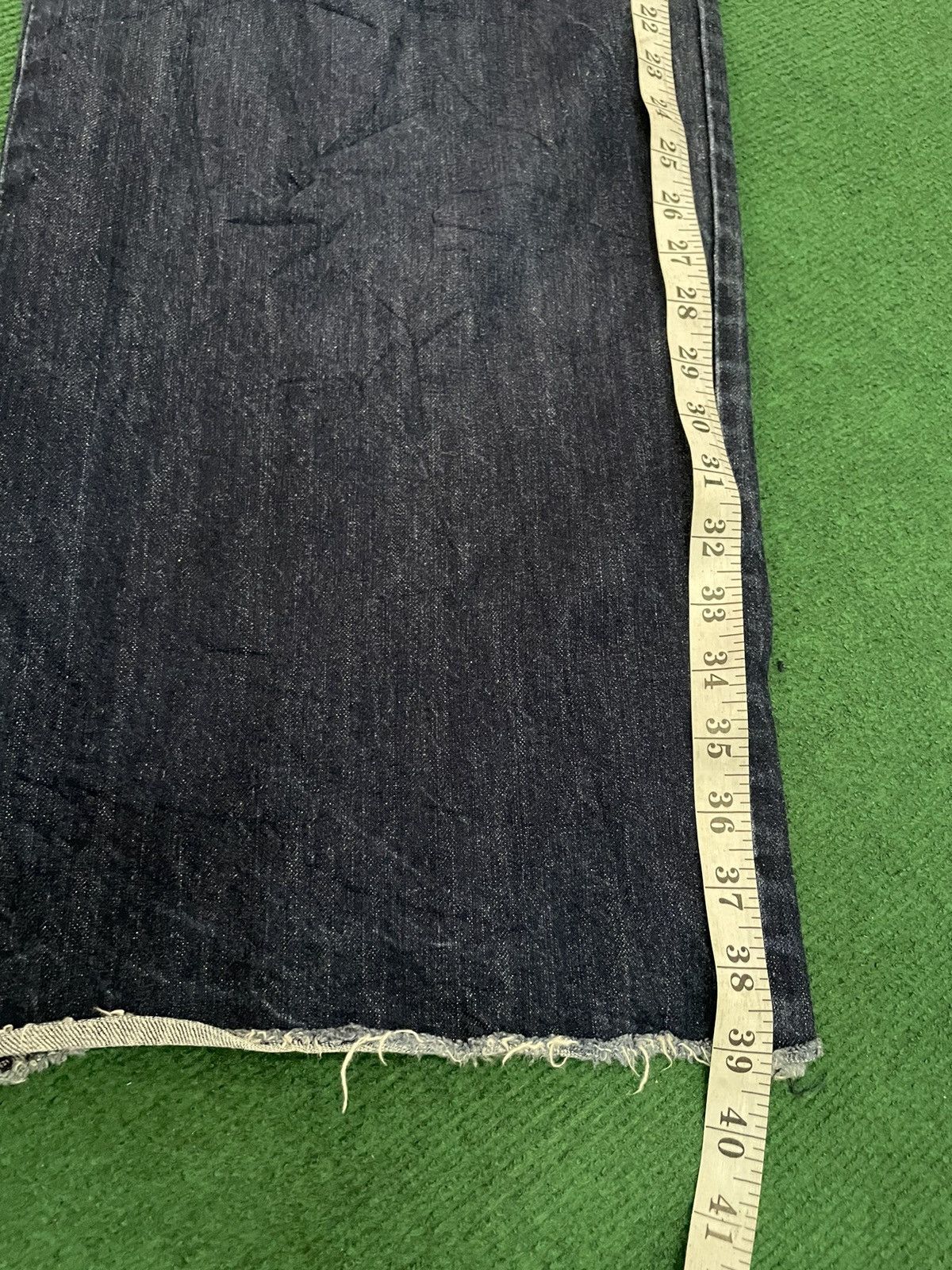 If Six Was Nine × Japanese Brand Japanese GU Baggy Wide Leg Jeans Size US 30 / EU 46 - 10 Thumbnail