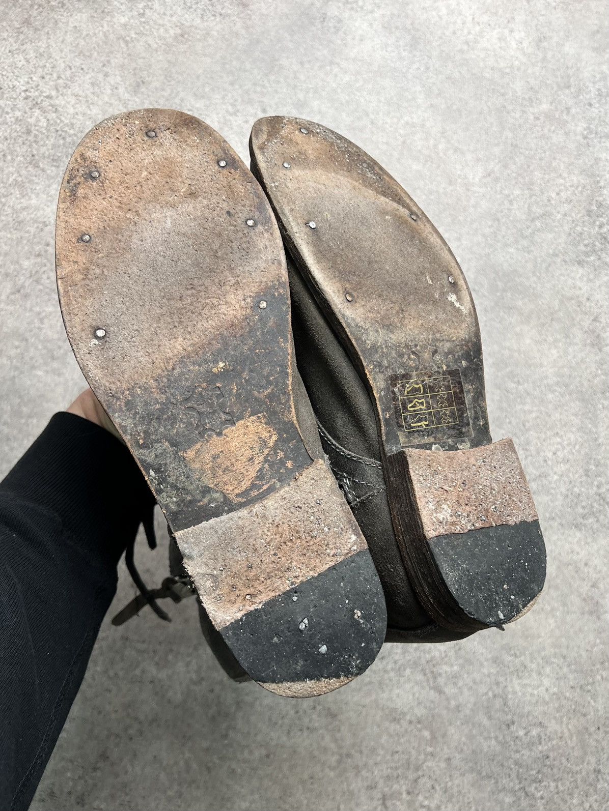 Steve Madden Steve Madden rare conspiracy style double zil leather boots Size US 10.5 / EU 43-44 - 9 Thumbnail