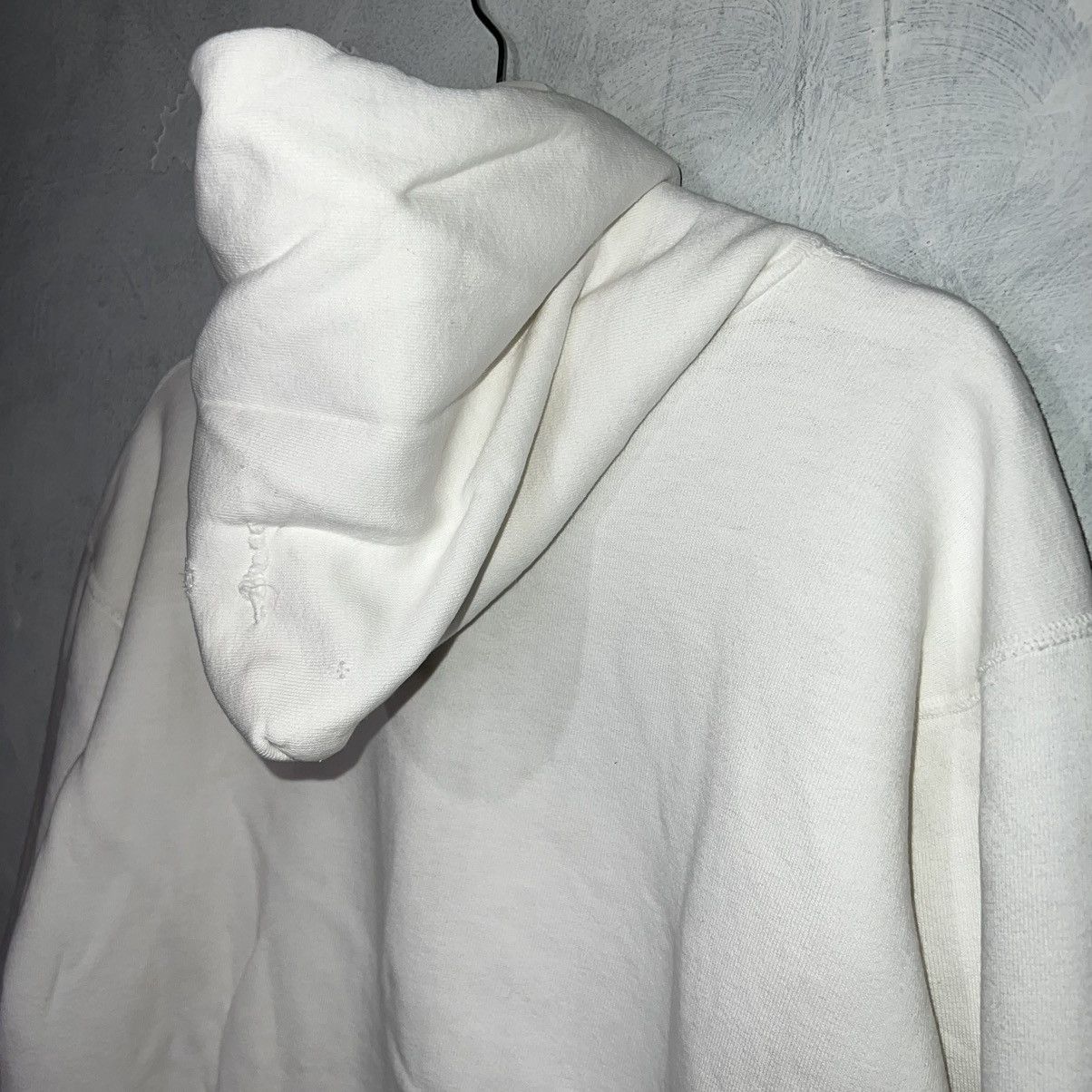 Vintage VTG DOUBLE FACE Hoodie White patchwork Size US M / EU 48-50 / 2 - 7 Thumbnail