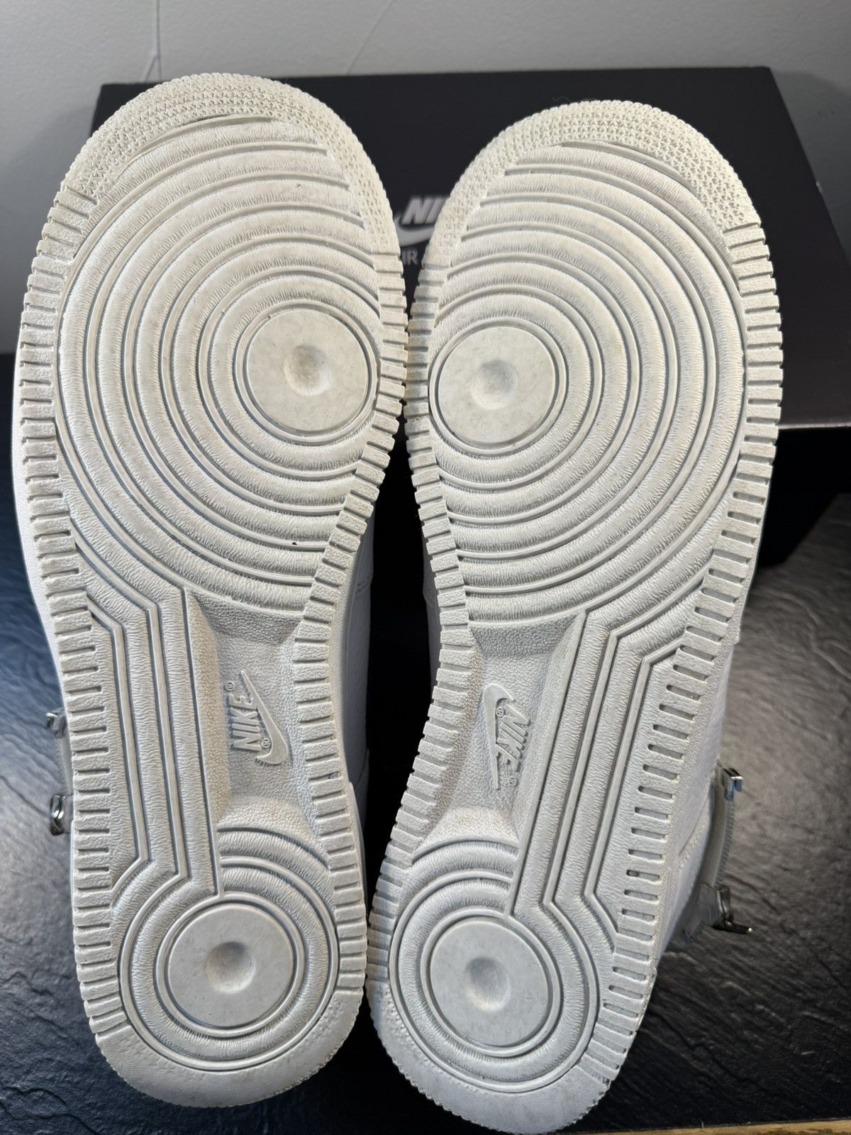 Nike NIKE AIR FORCE 1 ‘07 PRM ZIPPER WHITE Size US 11.5 / EU 44-45 - 3 Thumbnail