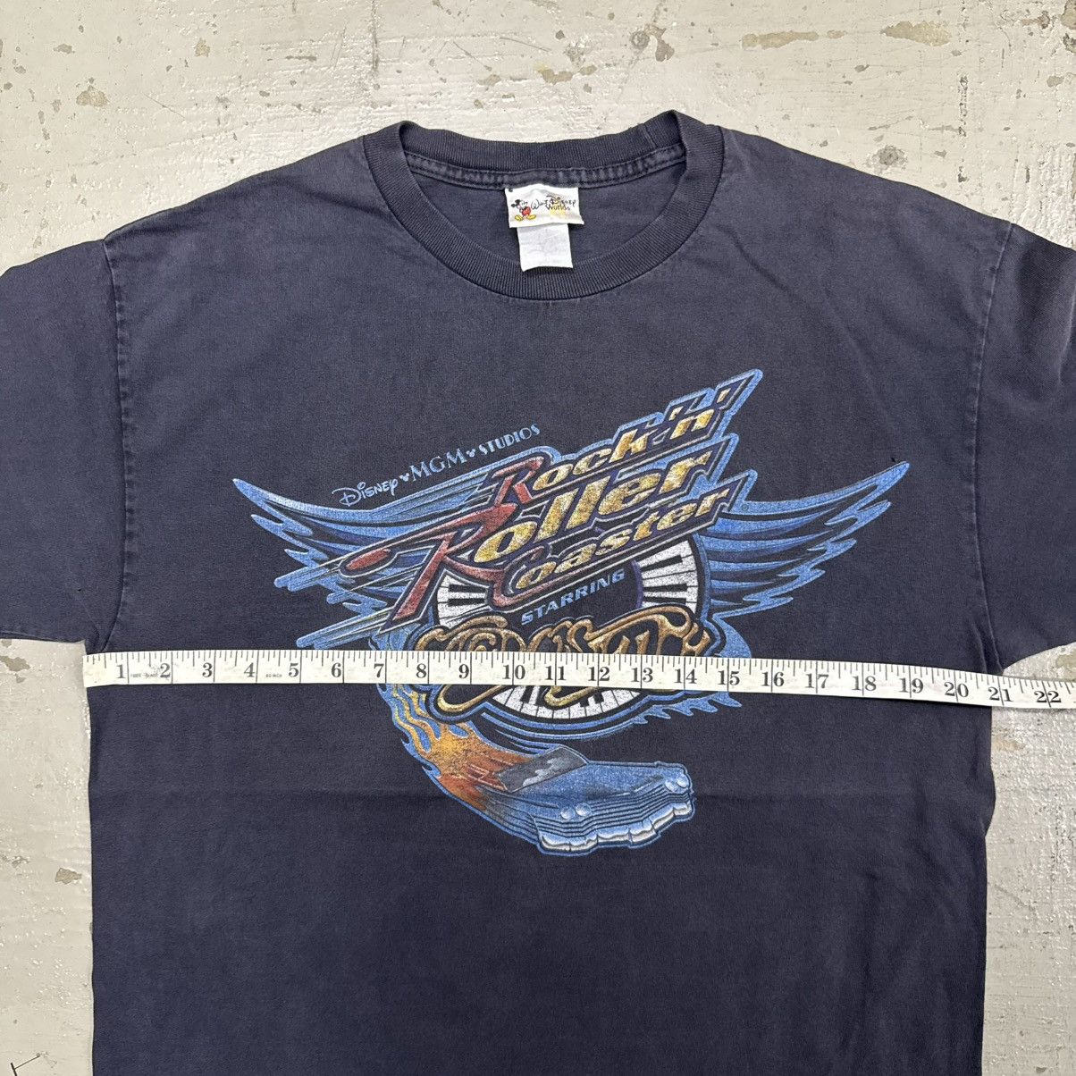 Aerosmith 1999 Aerosmith MGM Disney Rock’n’rollercoaster tee thrash Size US L / EU 52-54 / 3 - 4 Thumbnail
