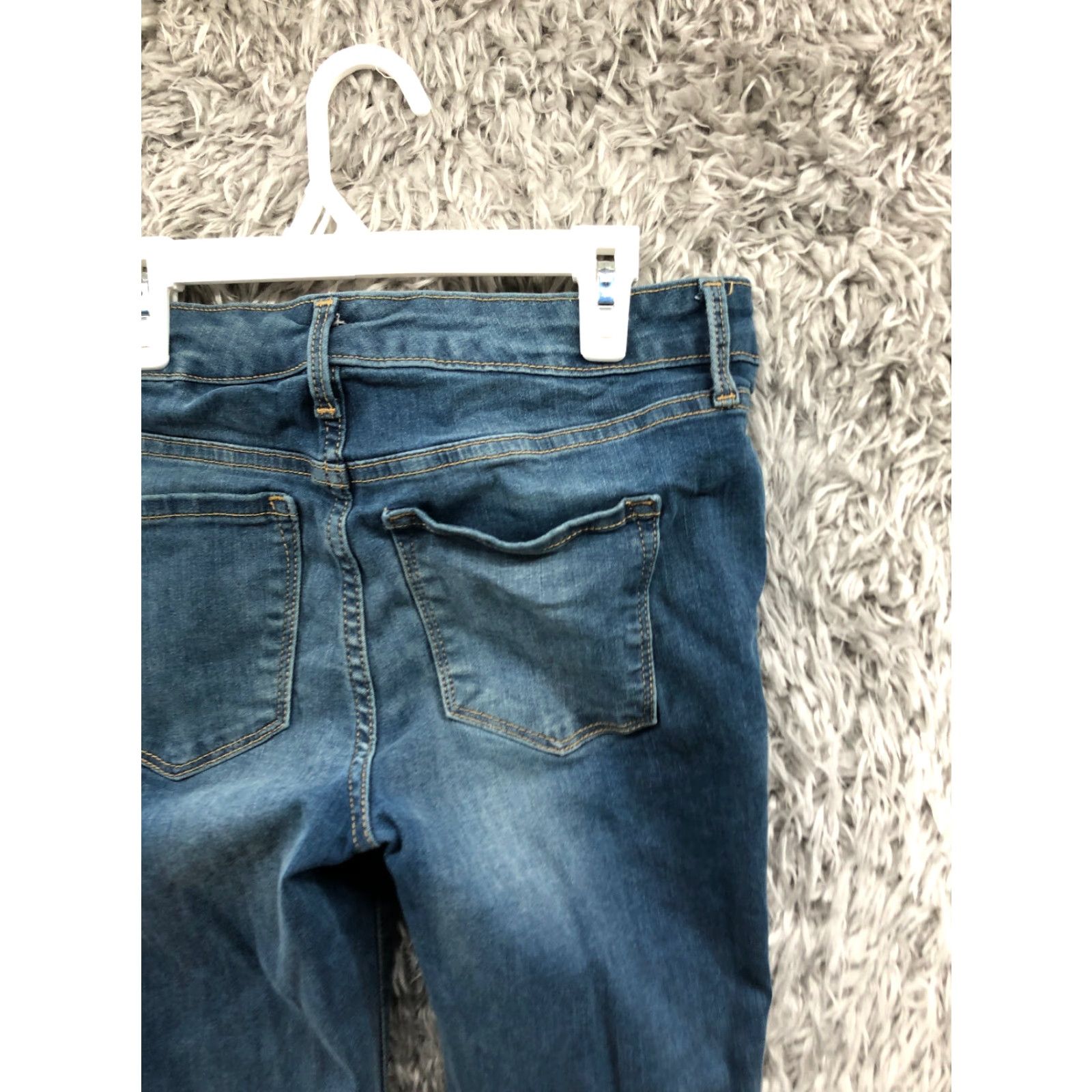 Old Navy Old Navy Rockstar Skinny Jeans Size 6P Petite Womens Dark Wash Blue Denim Jeans Skinny Size 28" / US 6 / IT 42 - 6 Thumbnail