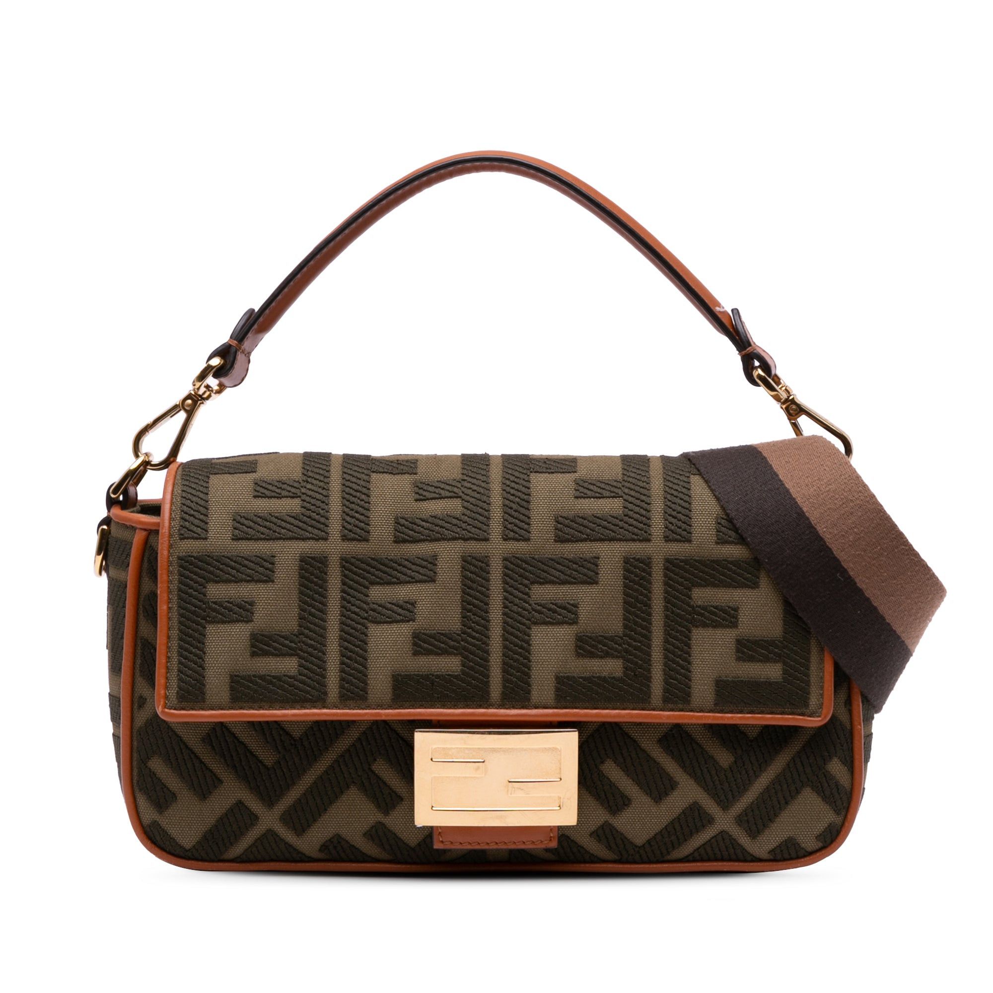 Fendi Embroidered Straw Small Roll Shopping Bag | Grailed