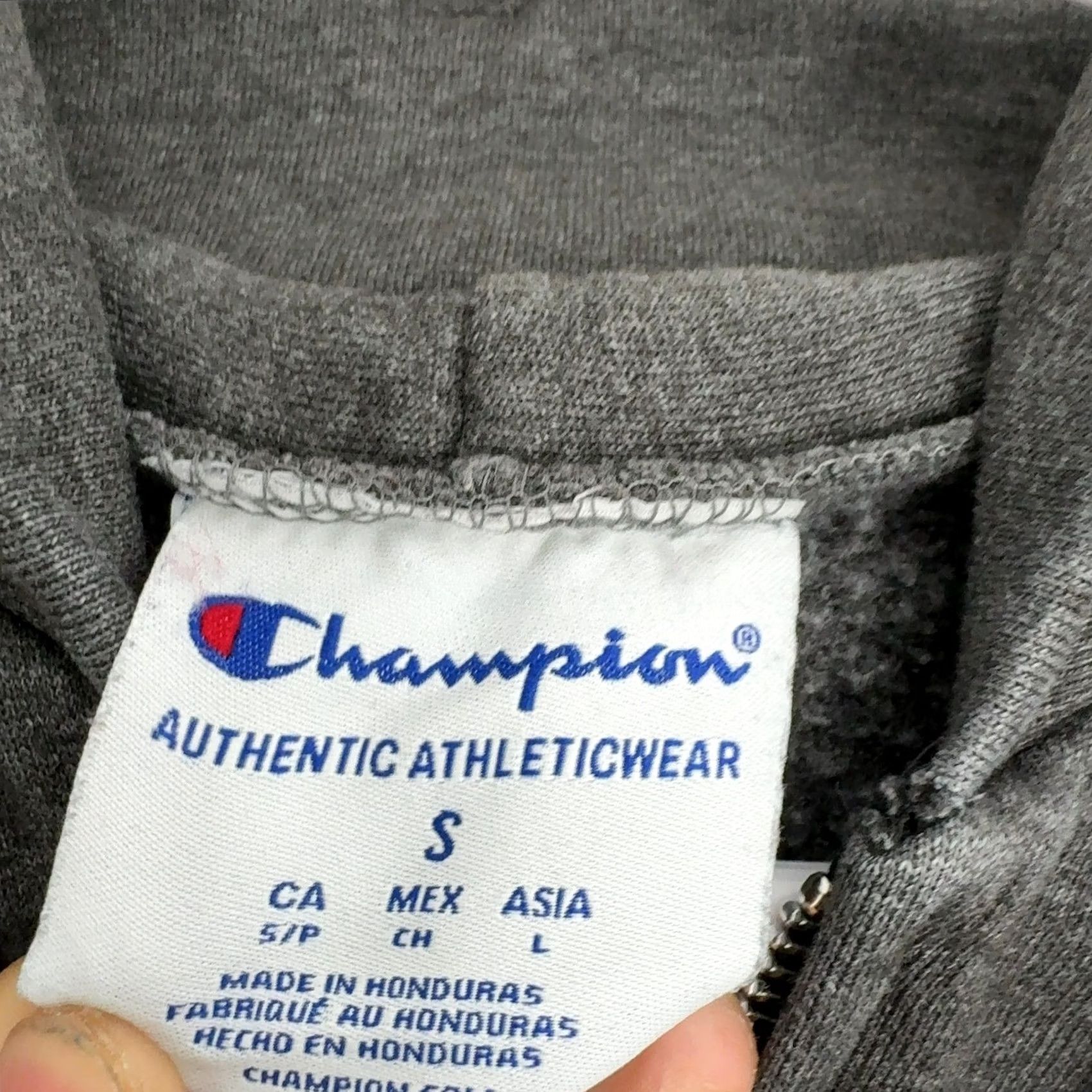 Champion VINTAGE University of Tampa Champion Zip Up Hoodie Mens S Gray Spartans Size US S / EU 44-46 / 1 - 3 Thumbnail