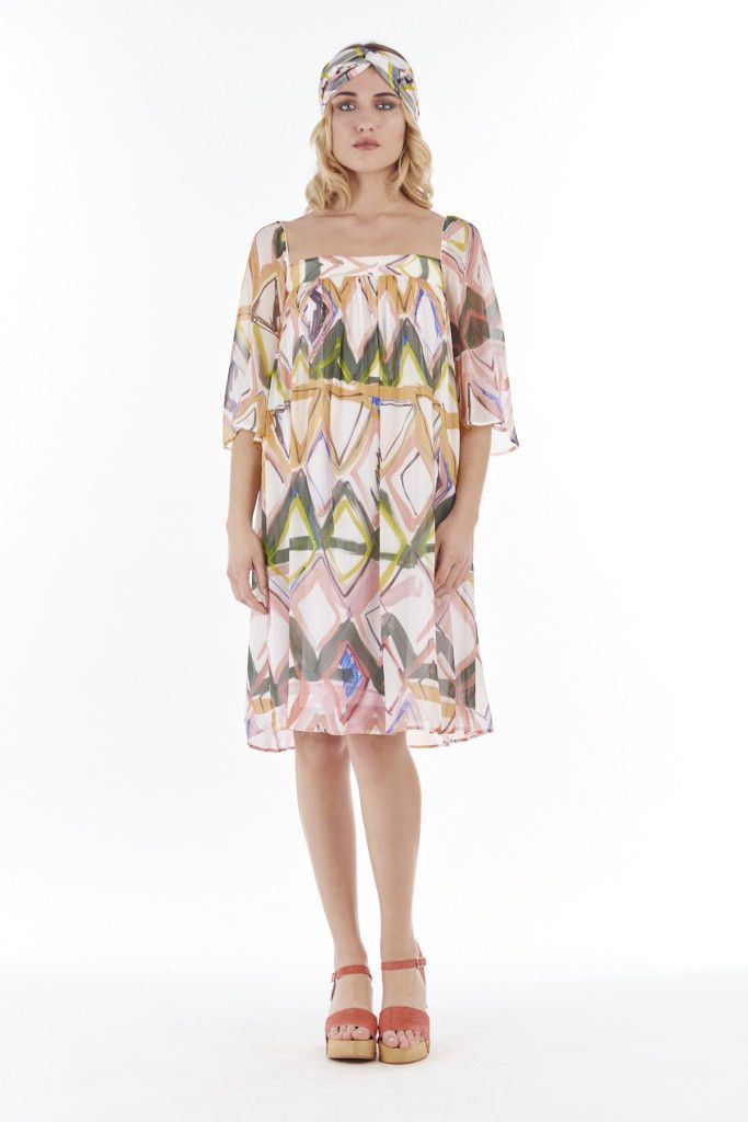 Designer Save the Queen Italy Printed Dress Size XS Size XS / US 0-2 / IT 36-38 - 1 Thumbnail