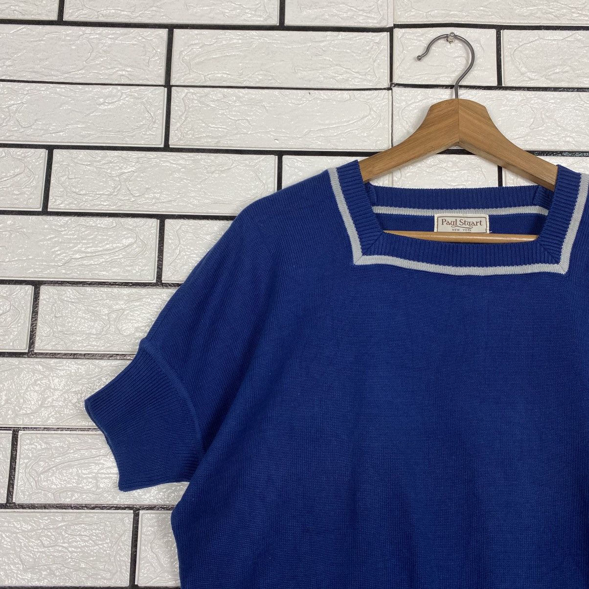 Japanese Brand 📌Vintage Cropped Knit Sweatshirt Paul Stuart Issey Miyake Size US M / EU 48-50 / 2 - 8 Thumbnail