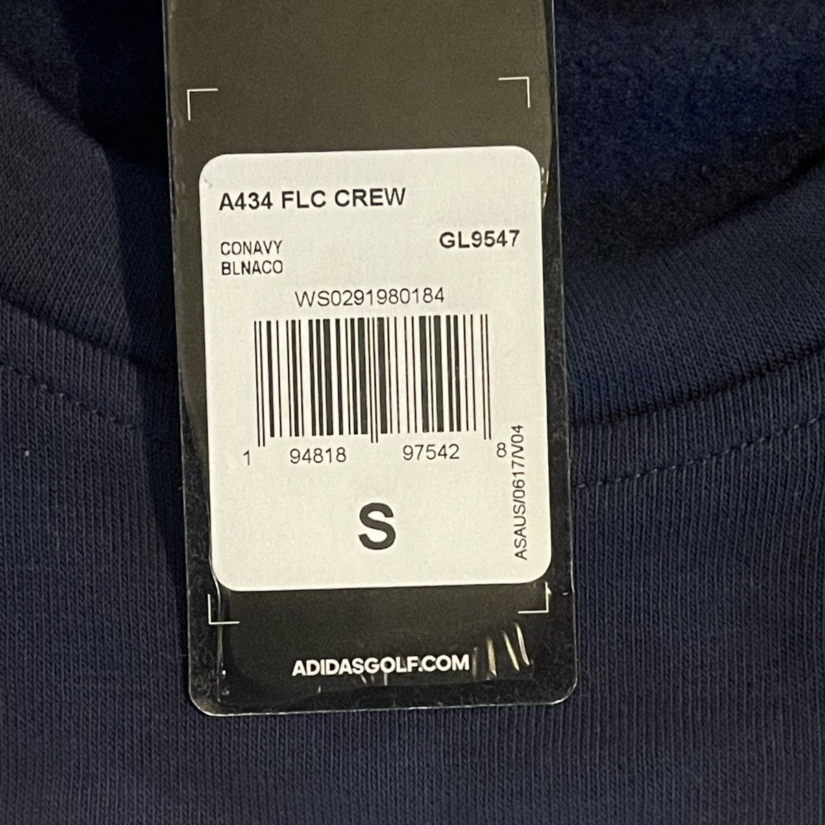 Adidas Adidas Golf Sweatshirt Men Small Blue Fleece Pullover BNWT Size US S / EU 44-46 / 1 - 3 Thumbnail