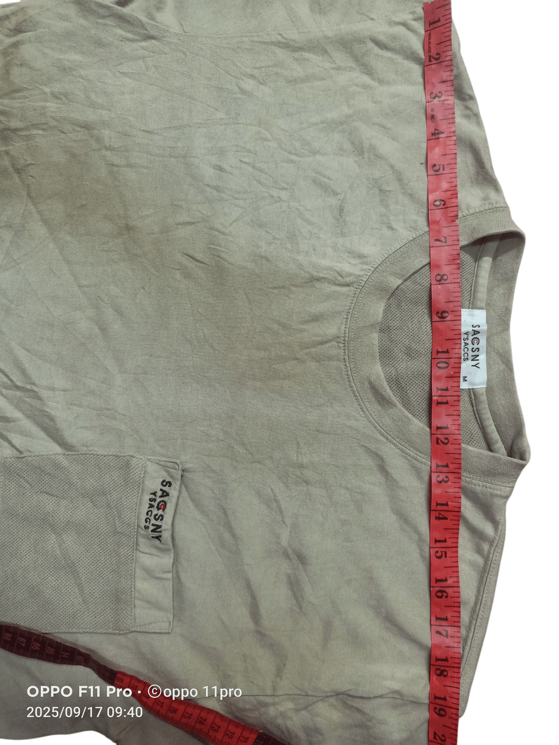 Y's 🌟Yohji Yamamoto Men Tee Shirt Ys sacNy Poket Tee Shirt 🌟 Size US M / EU 48-50 / 2 - 2 Thumbnail