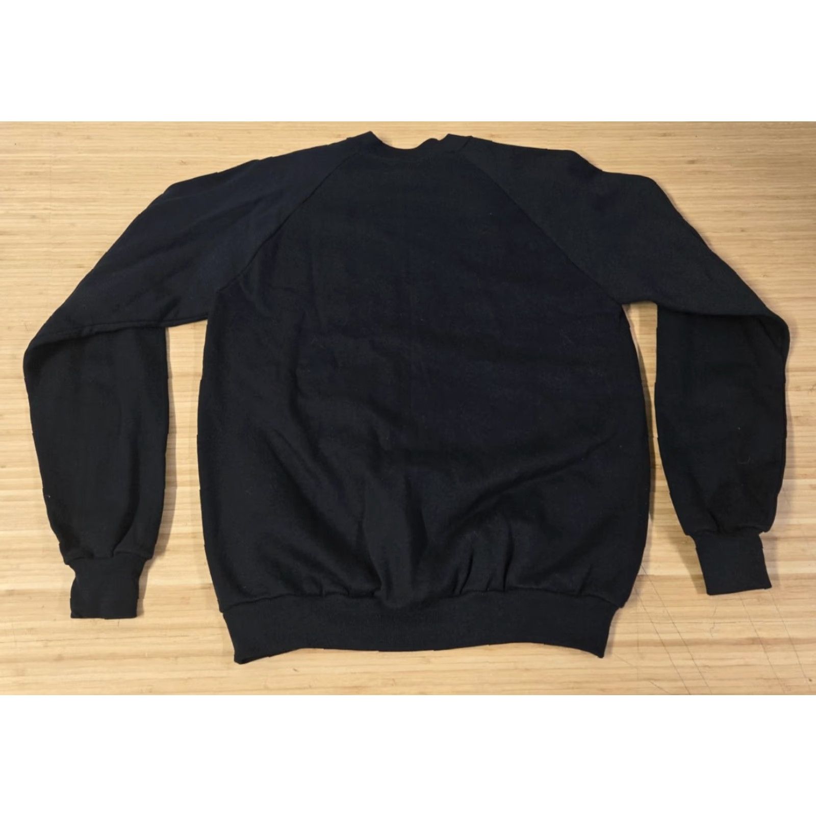 Jerzees VINTAGE Jerzees Sweatshirt Mens Large Black Crewneck Made USA Plain 80s Size US L / EU 52-54 / 3 - 5 Thumbnail