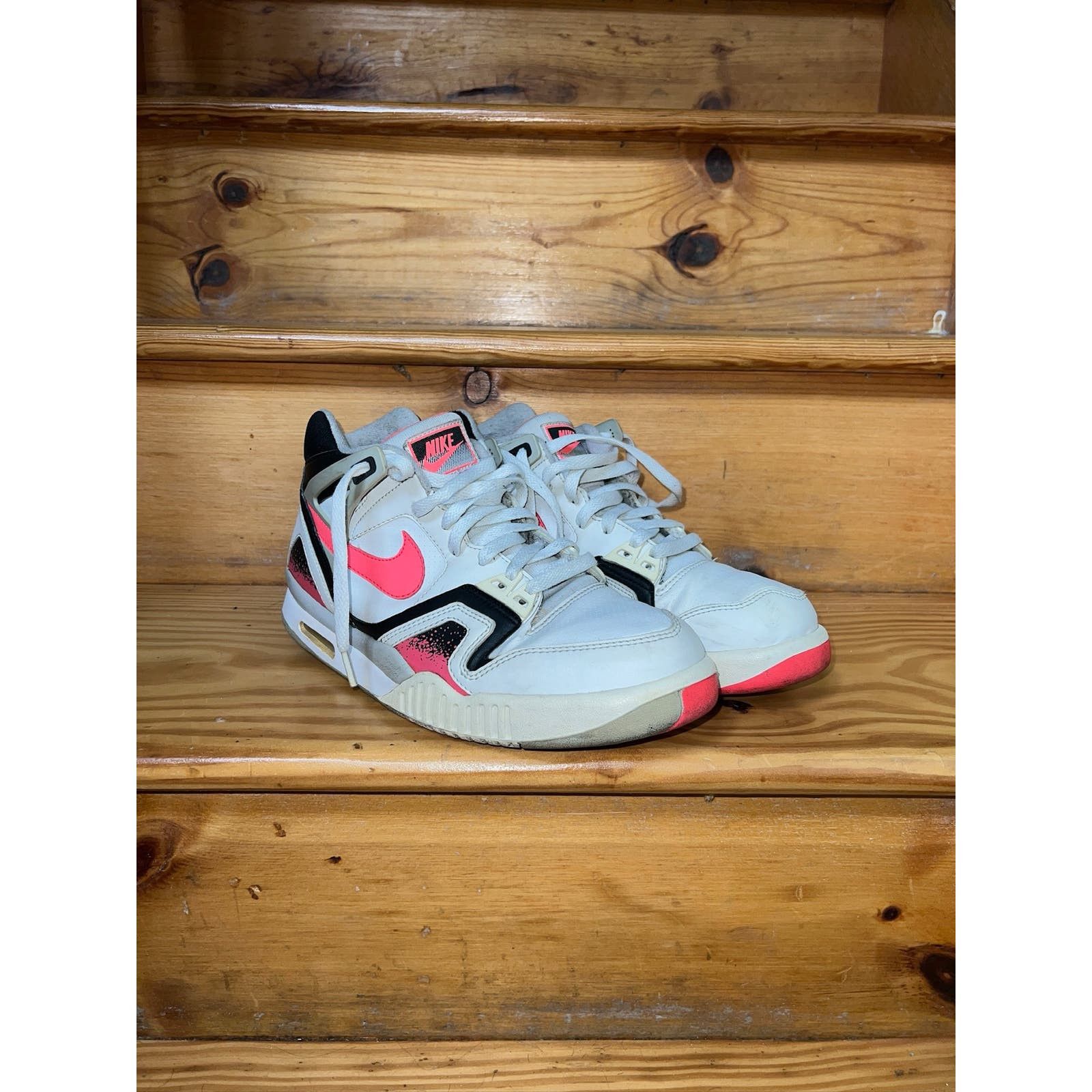 image of Sold Nike Air Tech Challenge Ii Andre Agassi Shoes in White, Men's (Size 10)