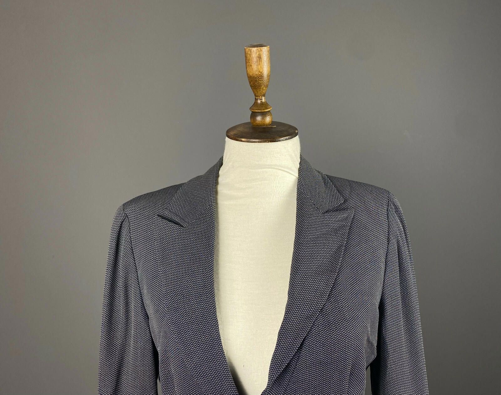 Armani Collezioni Armani Collezioni Grey Wool One Button Blazer Jacket Size 46 Size M / US 6-8 / IT 42-44 - 2 Thumbnail