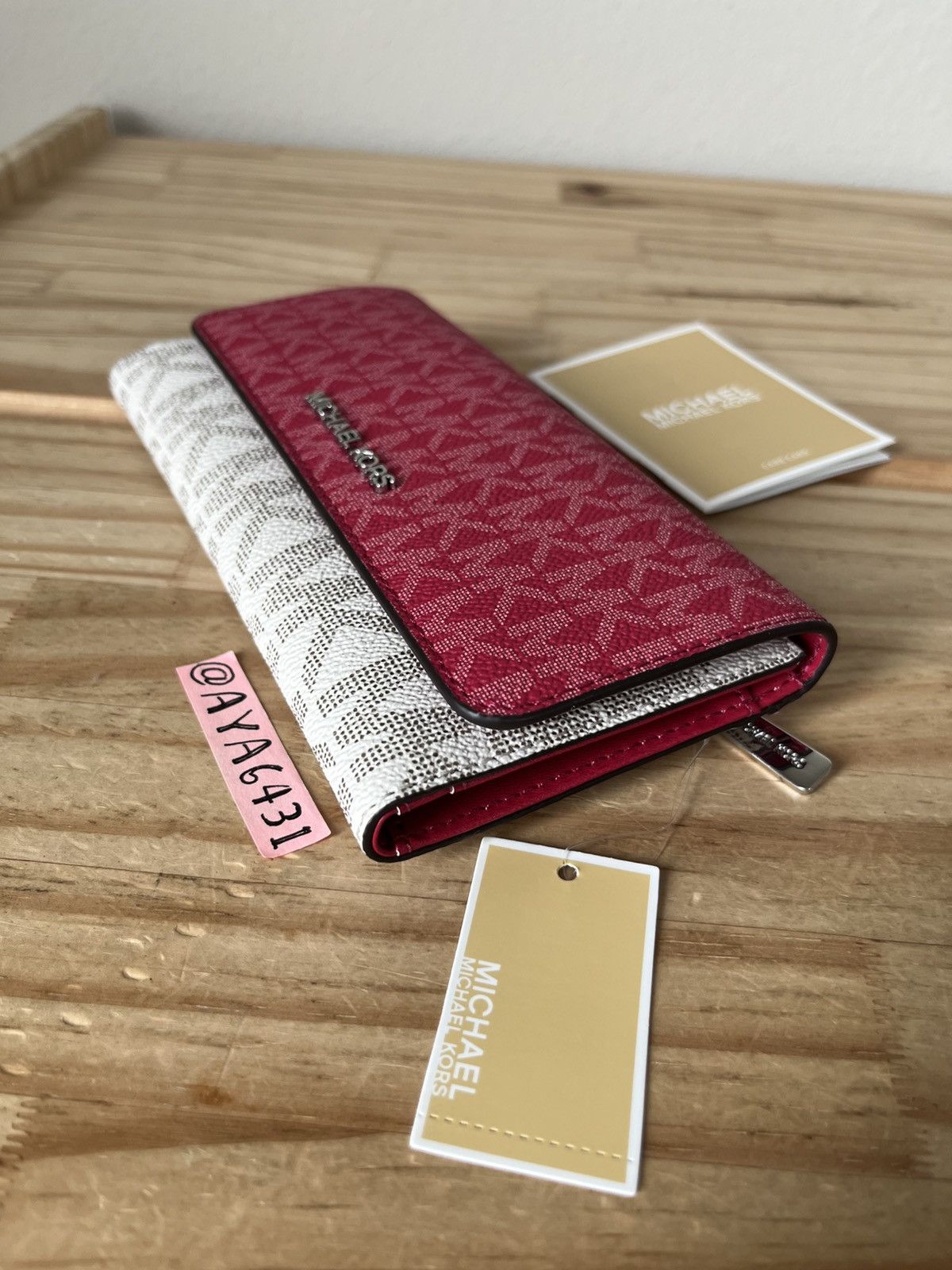 Michael Kors Michael Kors Jet set travel large trifold wallet Size ONE SIZE - 4 Thumbnail