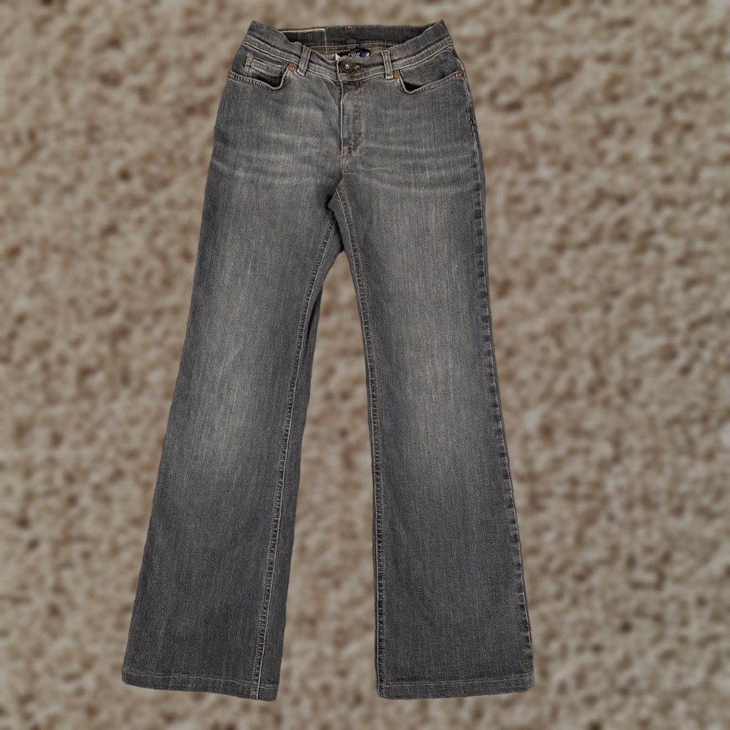 Max Mara Weekend Max Mara Jeans Womens Flared Low Rise Black Cotton Blend 4 25x30 Denim 5-Pocket Womens Slimming Comfort Size 27" / US 4 / IT 40 - 1 Thumbnail
