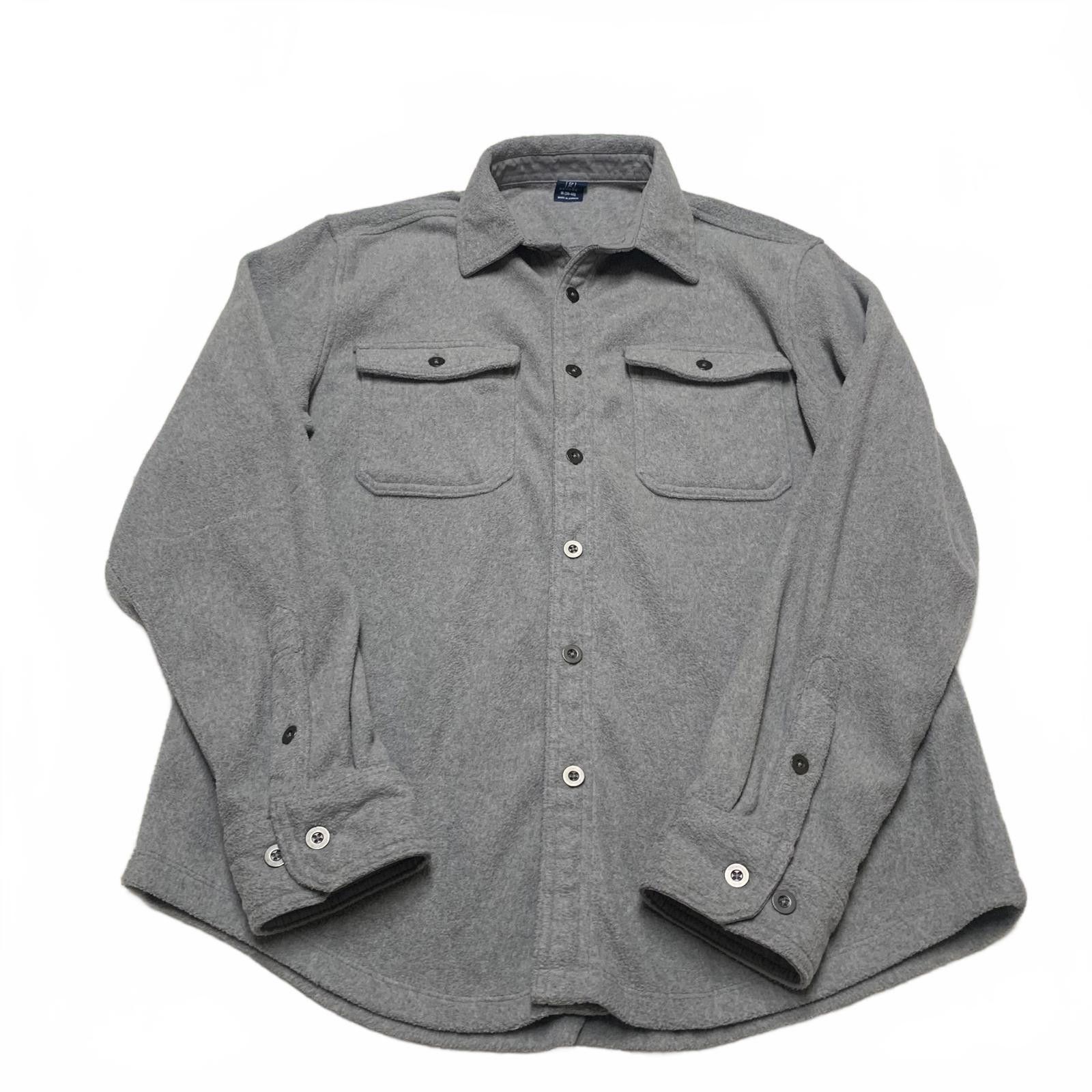 George George Men's Medium Gray Button-Up Flannel Shirt Size US M / EU 48-50 / 2 - 1 Thumbnail