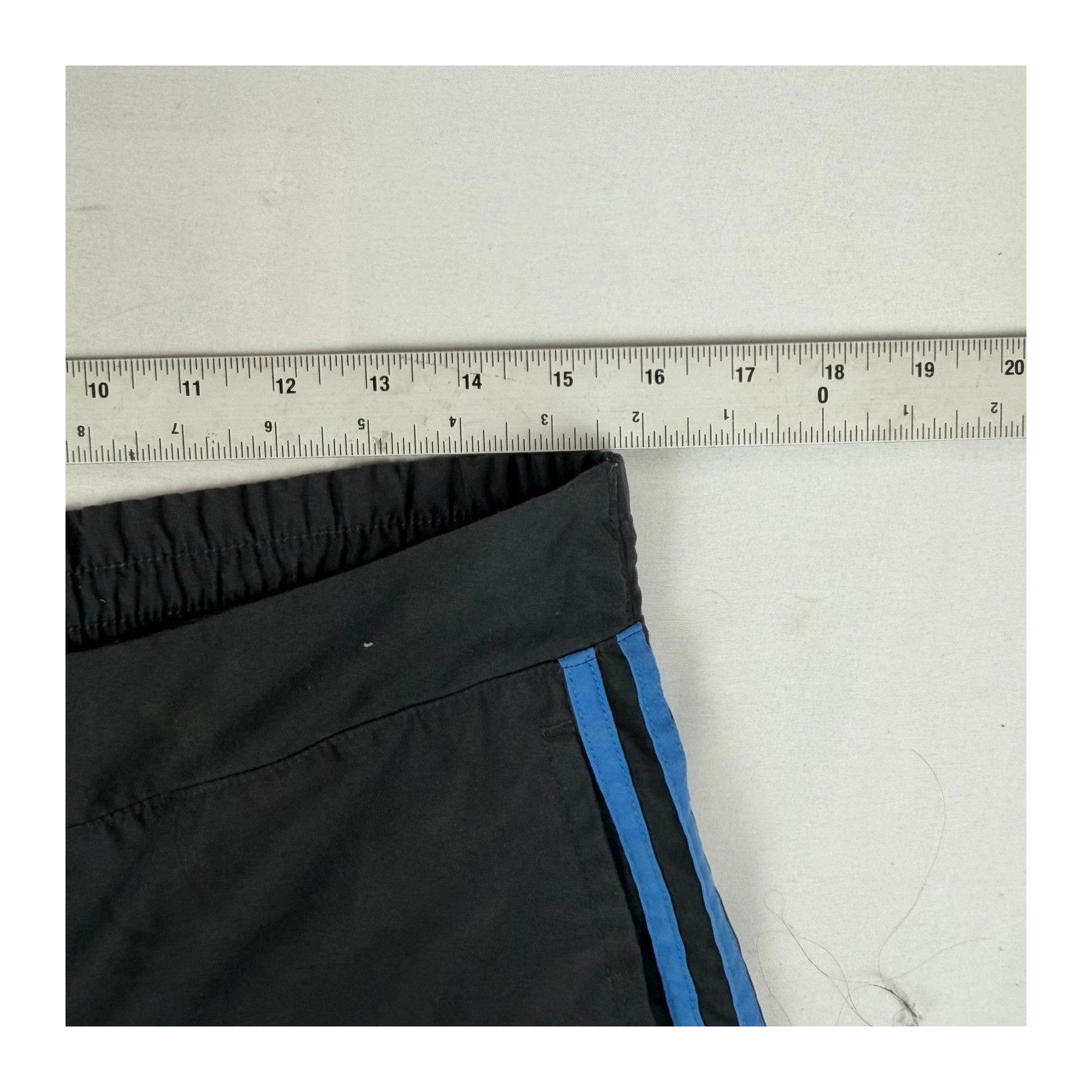 Adidas Adidas Track Pants Mens M Black Blue 3-Stripes Athletic Jogg Size US 26 / EU 42 - 2 Thumbnail