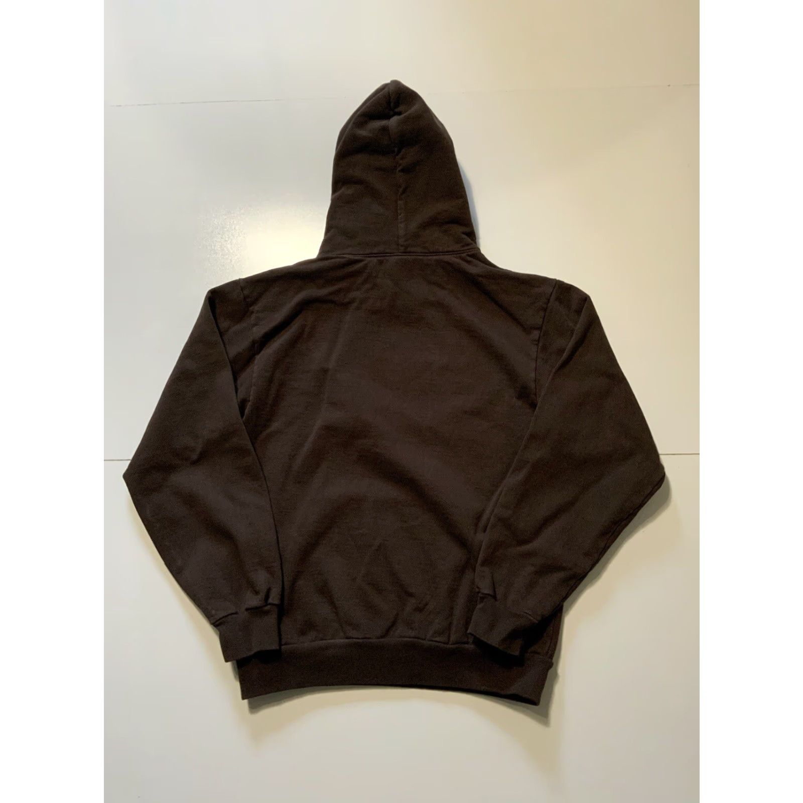 Vintage TDE Top Dawg Entertainment Brown Heavyweight Fleece Pullover Hoodie Sz. S Hoodie Mens Pullover Heavyweight Fleece Brown TDE Shirt? Size US S / EU 44-46 / 1 - 2 Thumbnail