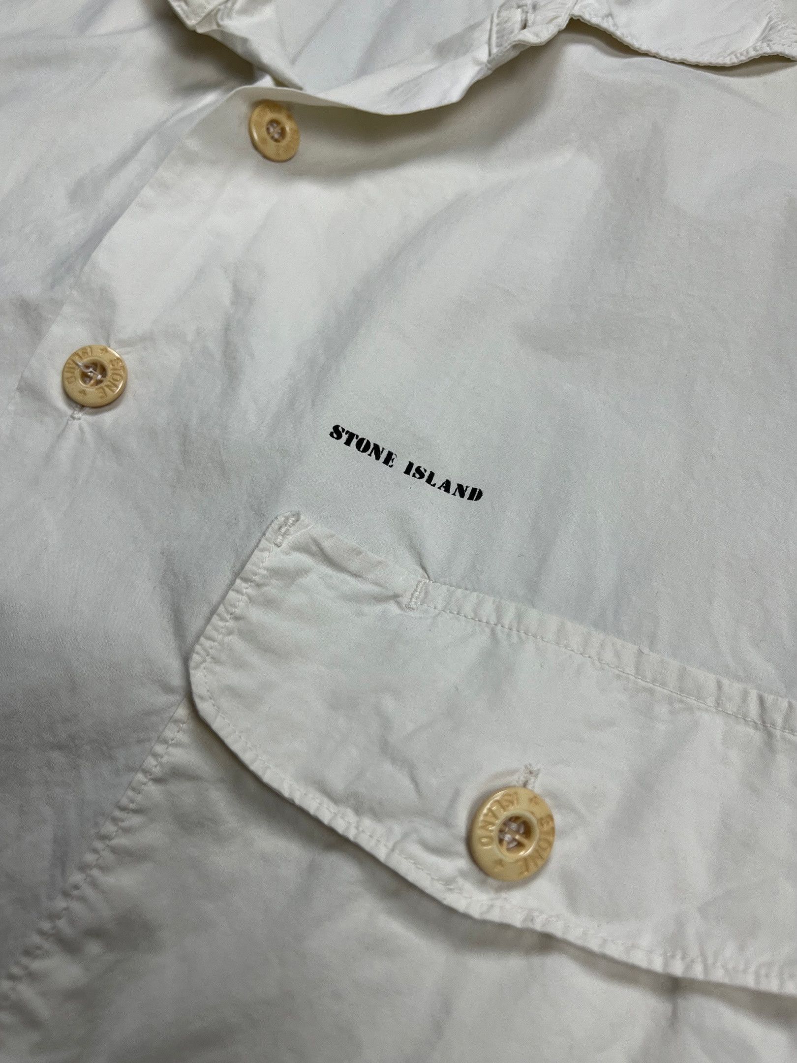 Stone Island Vintage Stone Island Shirt XL Size US XL / EU 56 / 4 - 2 Thumbnail