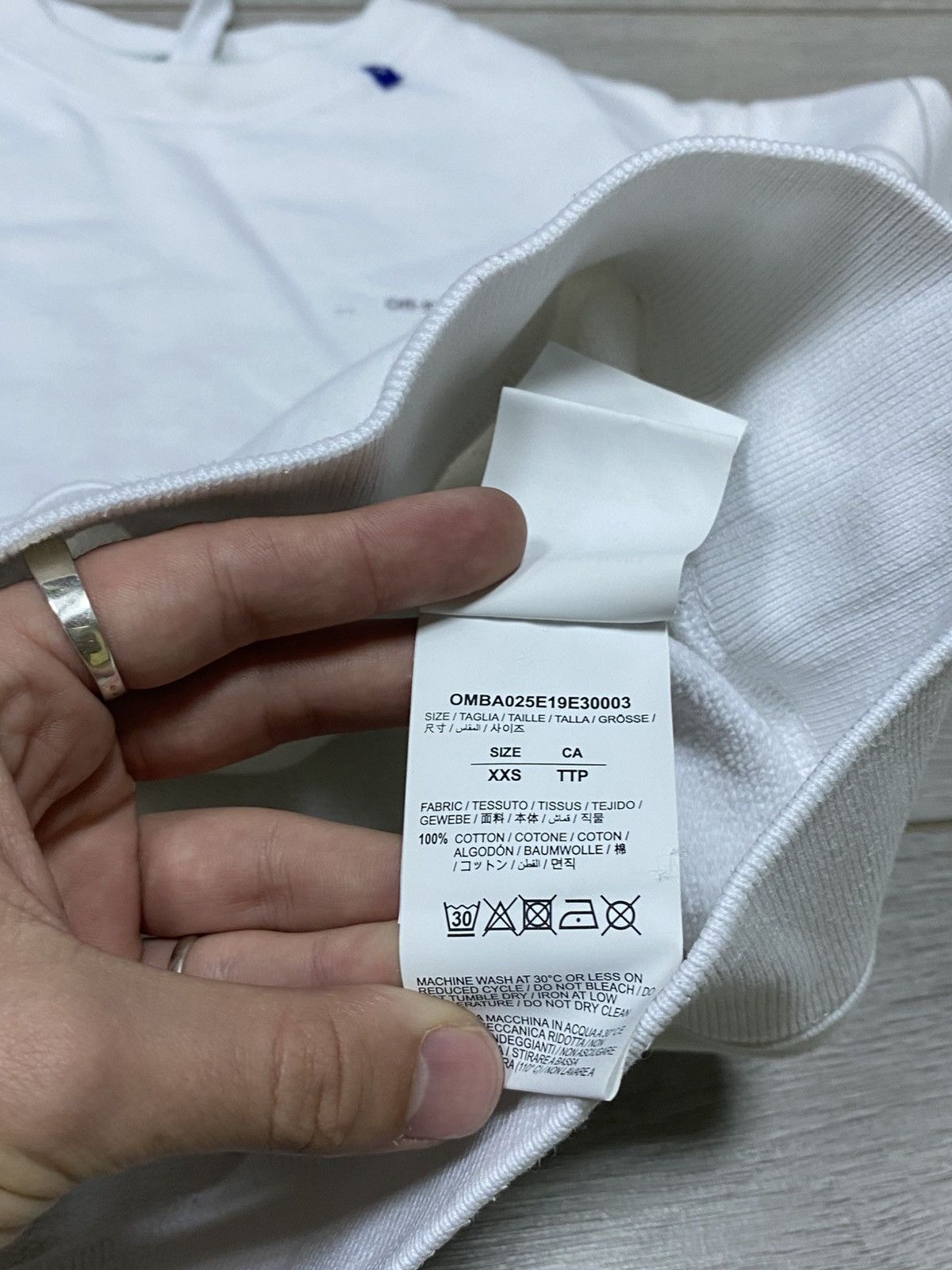 Off-White Off-White unfinished diagonal arrows sweatshirt Size US XS / EU 42 / 0 - 9 Thumbnail