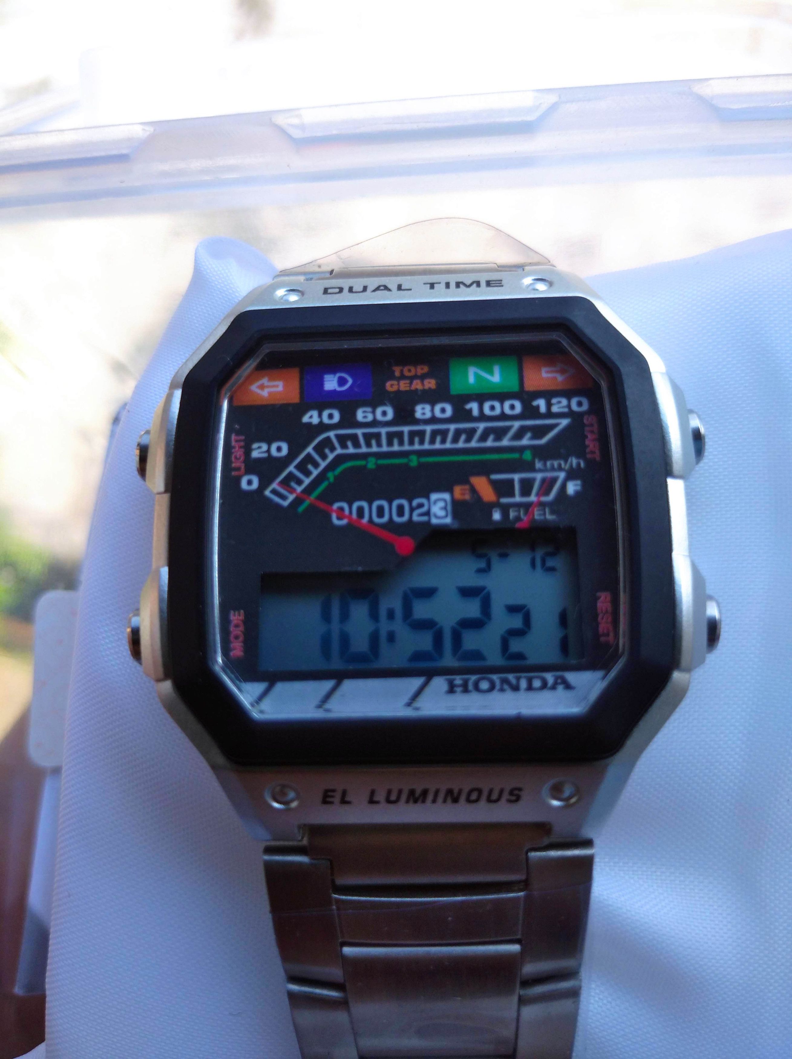 Honda Screen Meter Motorcycle Ex5 Skmei Digital Watch, Men's