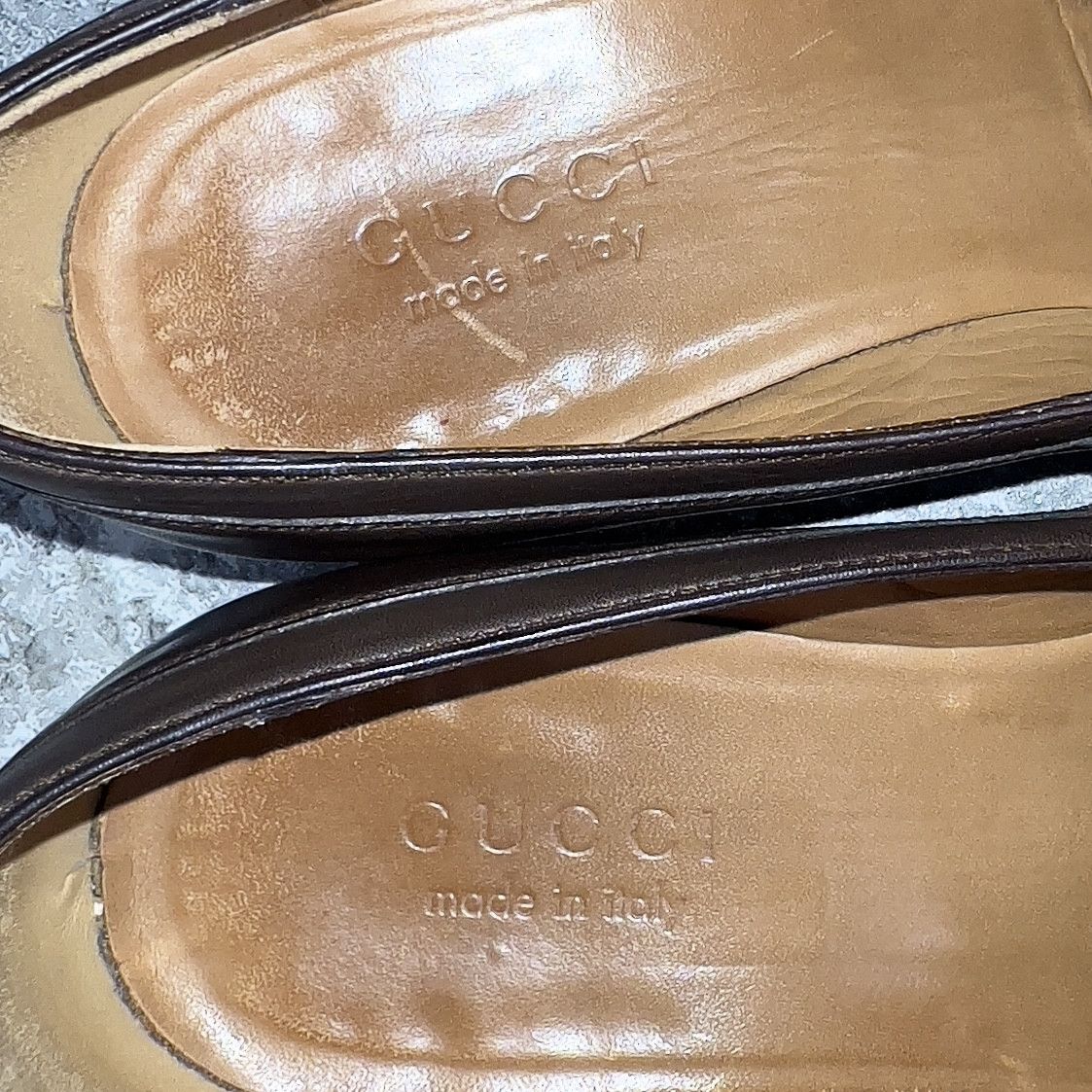 Gucci Interlocking GG Loafers Brown Leather Size US 8 / EU 41 - 12 Thumbnail