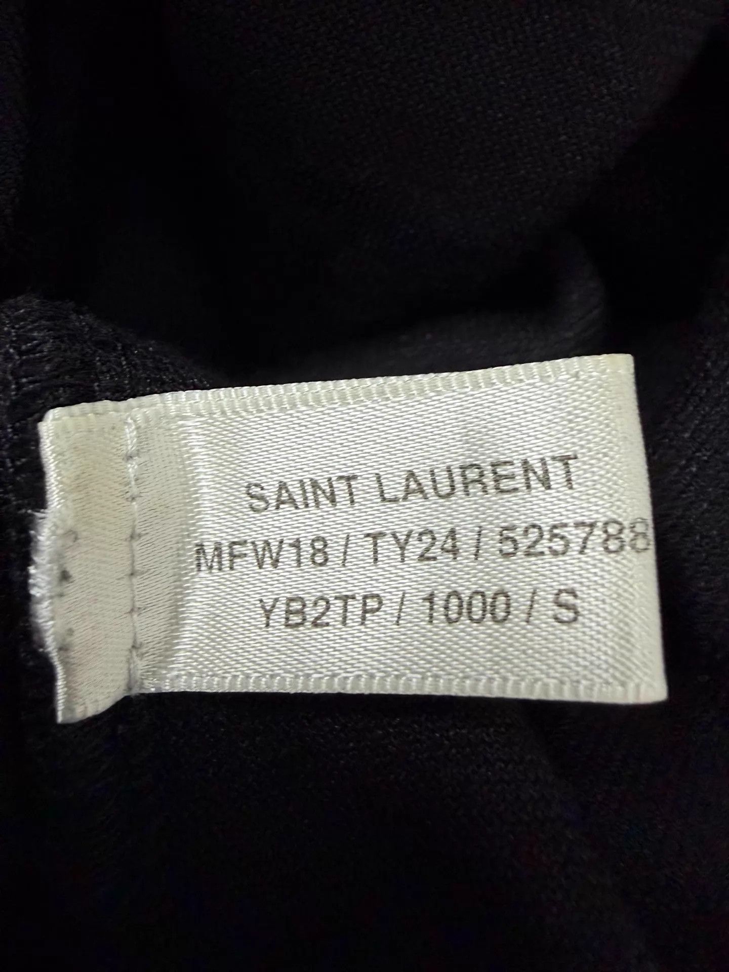 Saint Laurent Paris SLP 18FW Phantom Wormhole Torn Gilet SS S Size S / US 4 / IT 40 - 6 Thumbnail