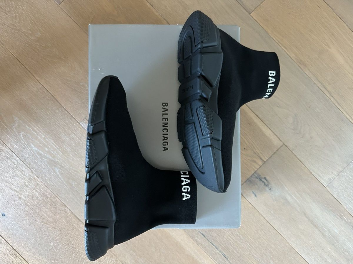Balenciaga Balenciaga Speed Trainer ‘Triple Black’ Brand New Size US 7 / EU 40 - 2 Thumbnail