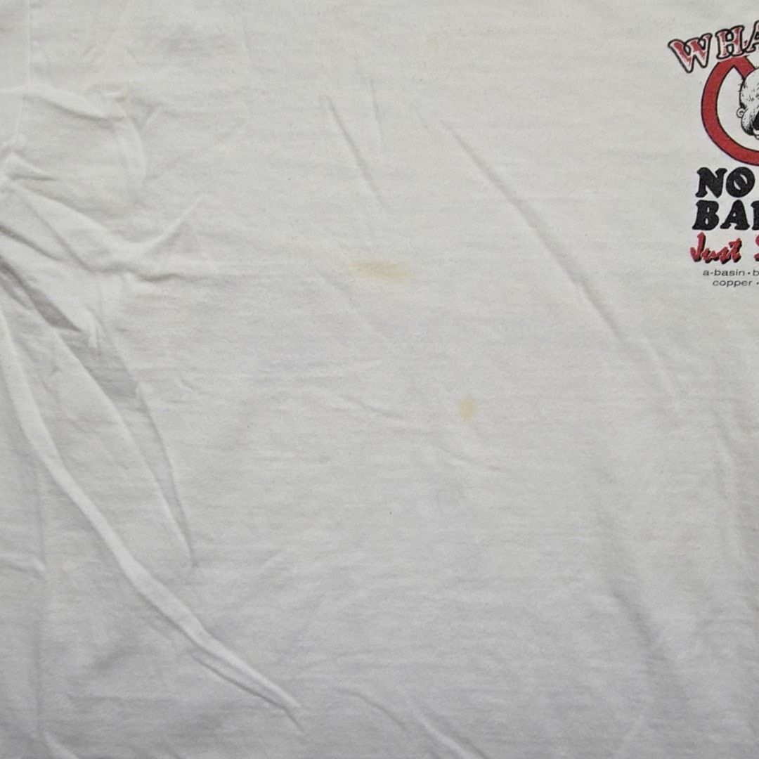 Hanes Vintage Ski Graphic Long Sleeve Shirt White L Funny Shirt Size US L / EU 52-54 / 3 - 12 Thumbnail