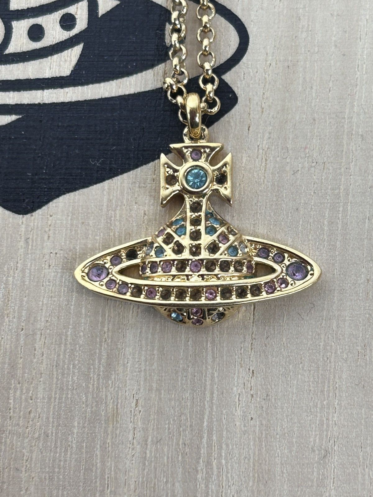 Vivienne Westwood Jack Relief Orb Pendant Necklace