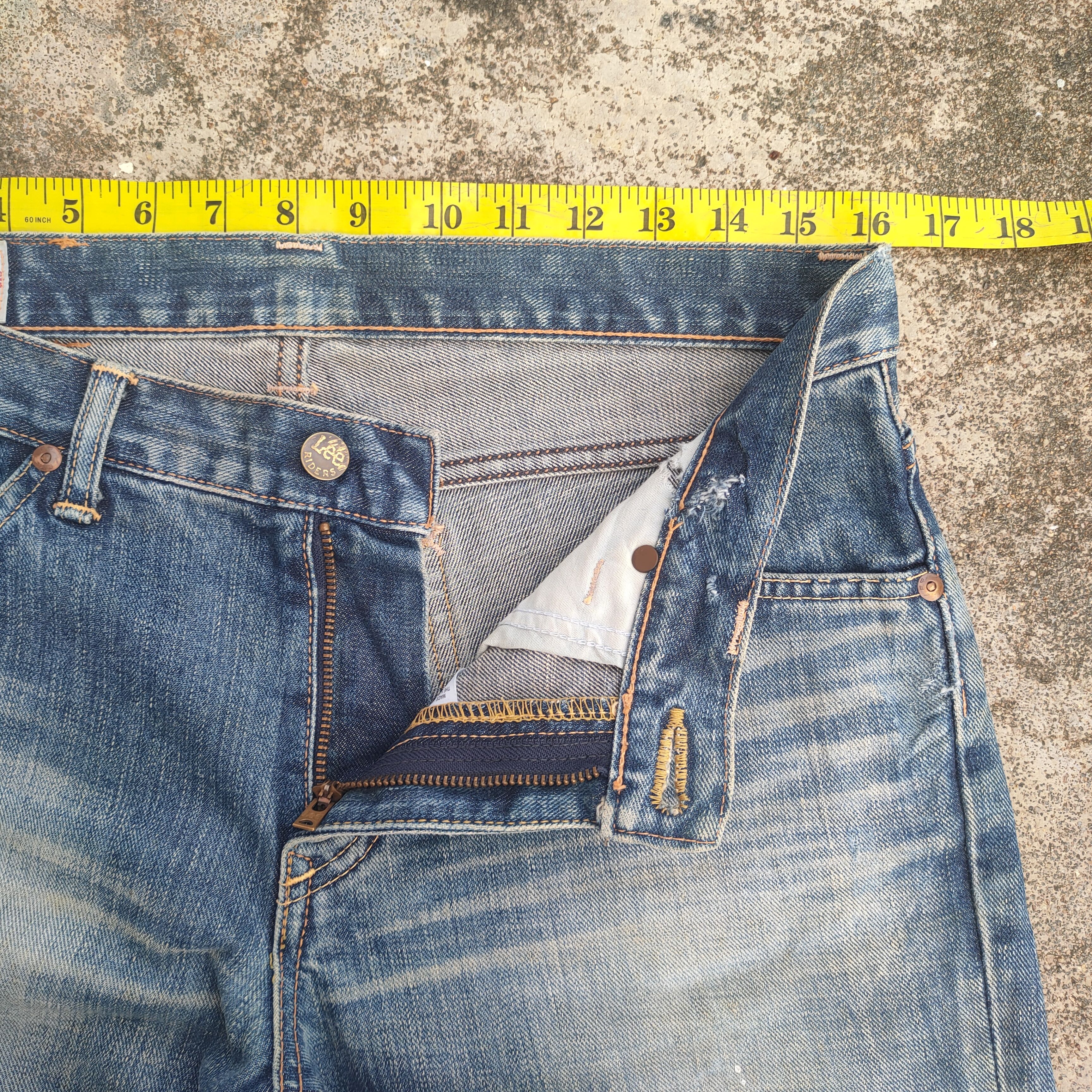 Lee VINTAGE LADY LEE RIDER FADED JEANS DENIM PANTS Size US 32 / EU 48 - 6 Thumbnail
