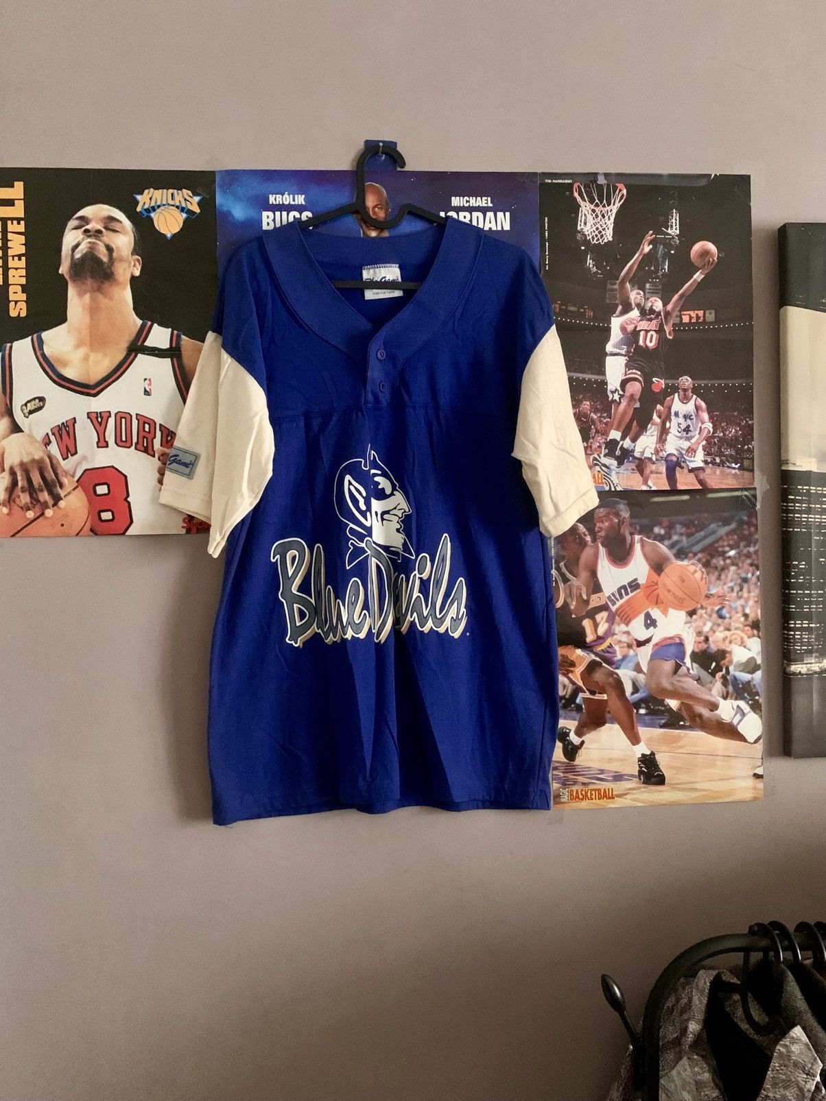 90s Vintage NCAA Duke University Blue Devils Jersey