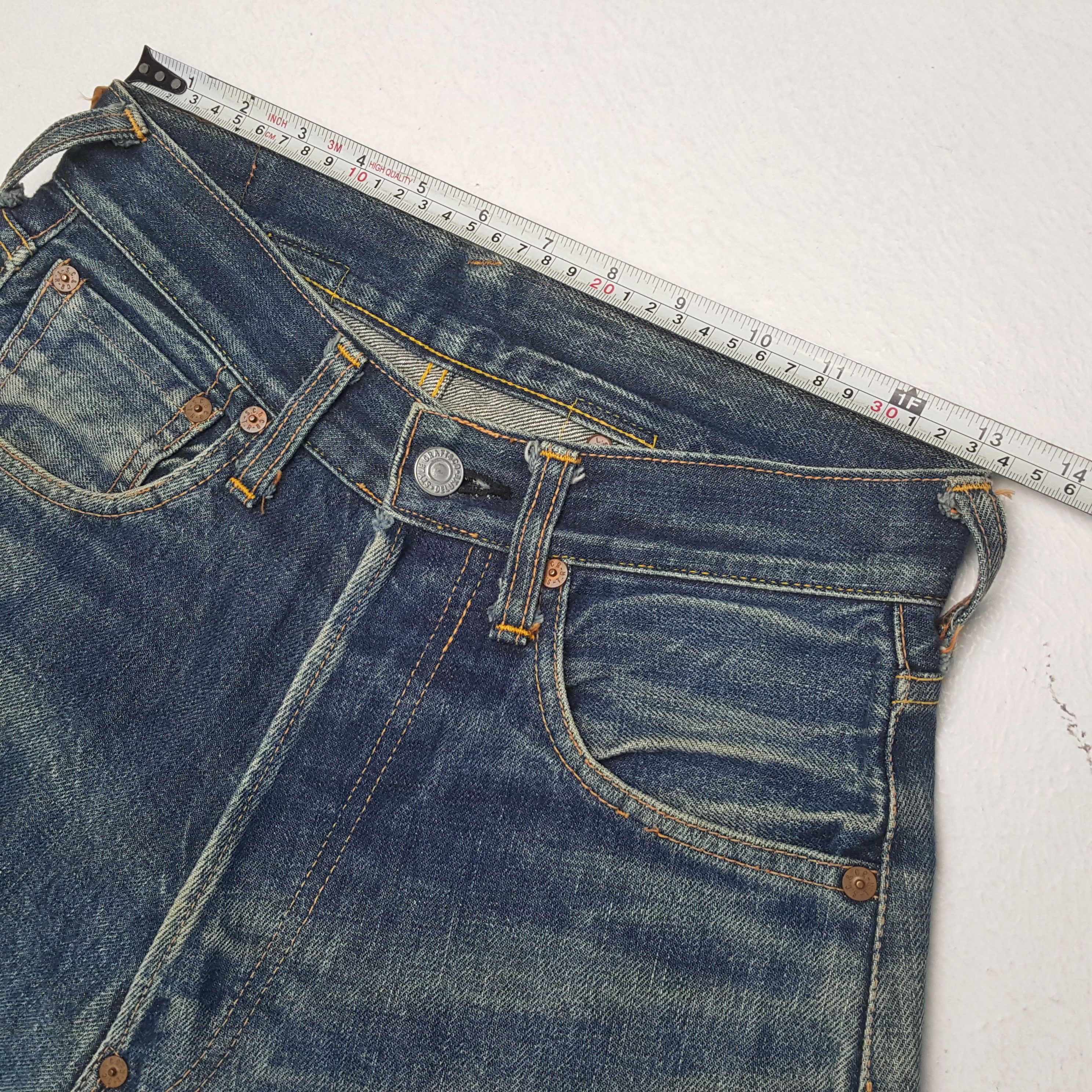 Japanese Brand × Vintage EVISU Japanese Brand Streetwear Custom Daicock Jeans Size US 26 / EU 42 - 7 Thumbnail