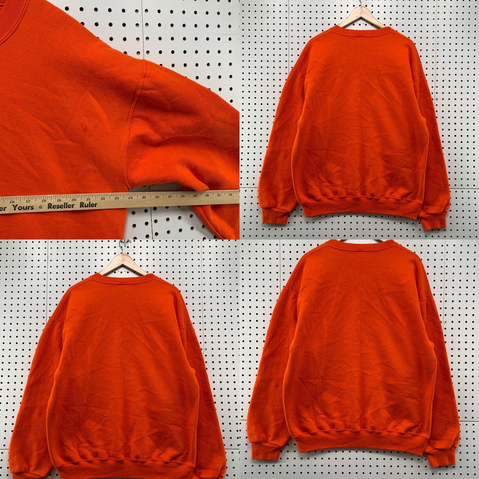 Russell Athletic VINTAGE Russell Athletic Shirt Mens LT Orange 90s Crewneck Sweatshirt Tall USA Size US L / EU 52-54 / 3 - 9 Thumbnail
