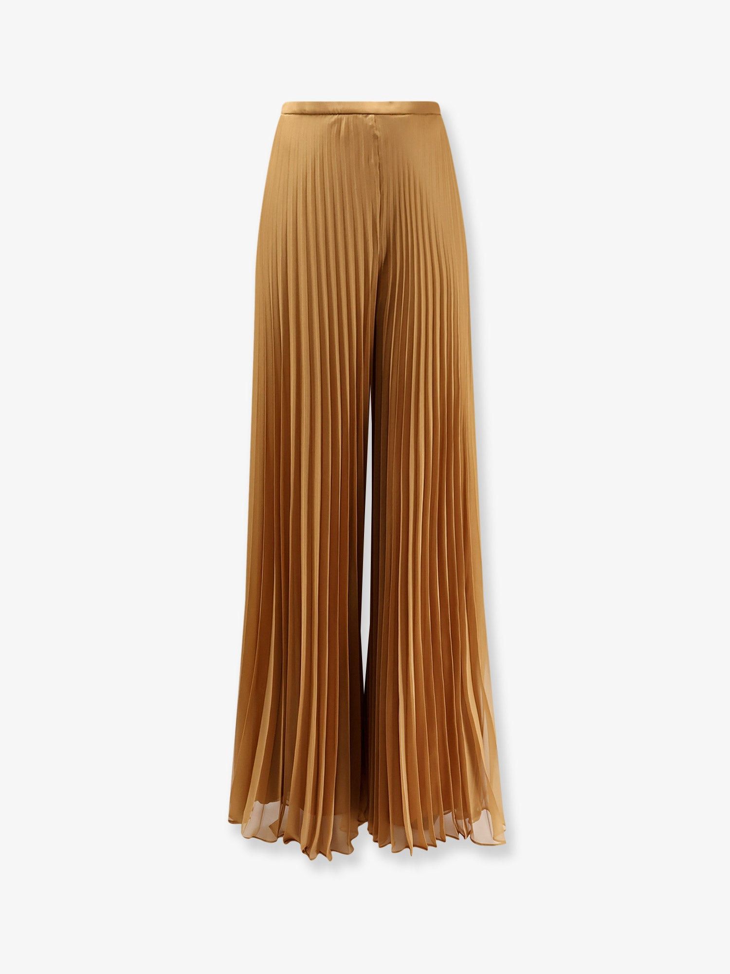 Max Mara Mxegrembo Pleated Trousers Size 30" / US 8 / IT 44 - 1 Thumbnail