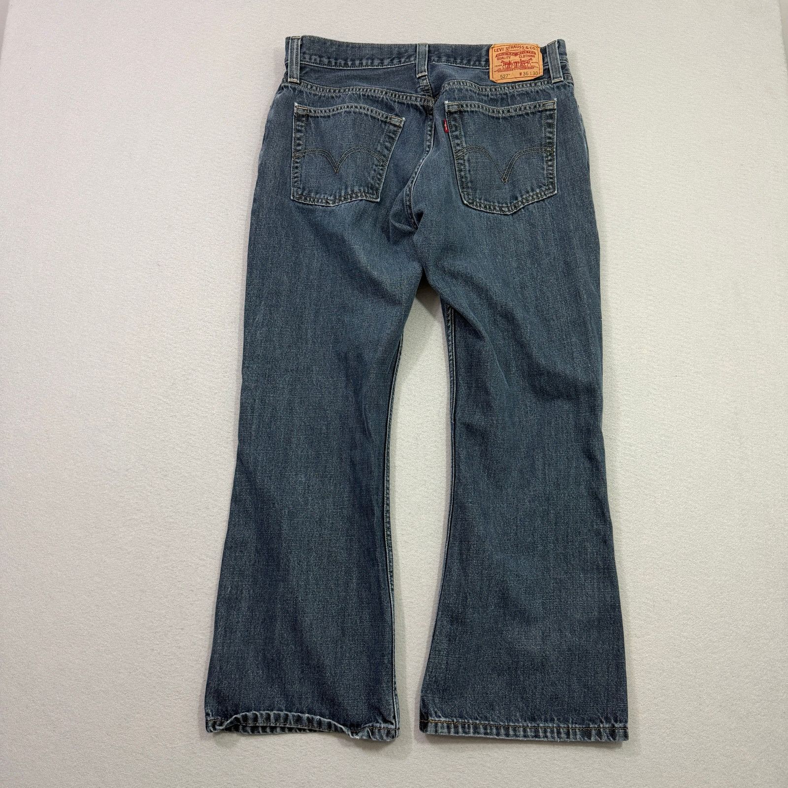 Levi's Vintage Levis 527 Low Bootcut Jeans Men's 36x30 Blue Denim Size US 36 / EU 52 - 7 Thumbnail
