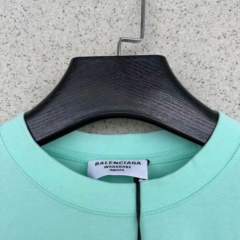 Balenciaga Balenciaga Embroidered logo front and back short sleeve Size US XS / EU 42 / 0 - 3 Thumbnail