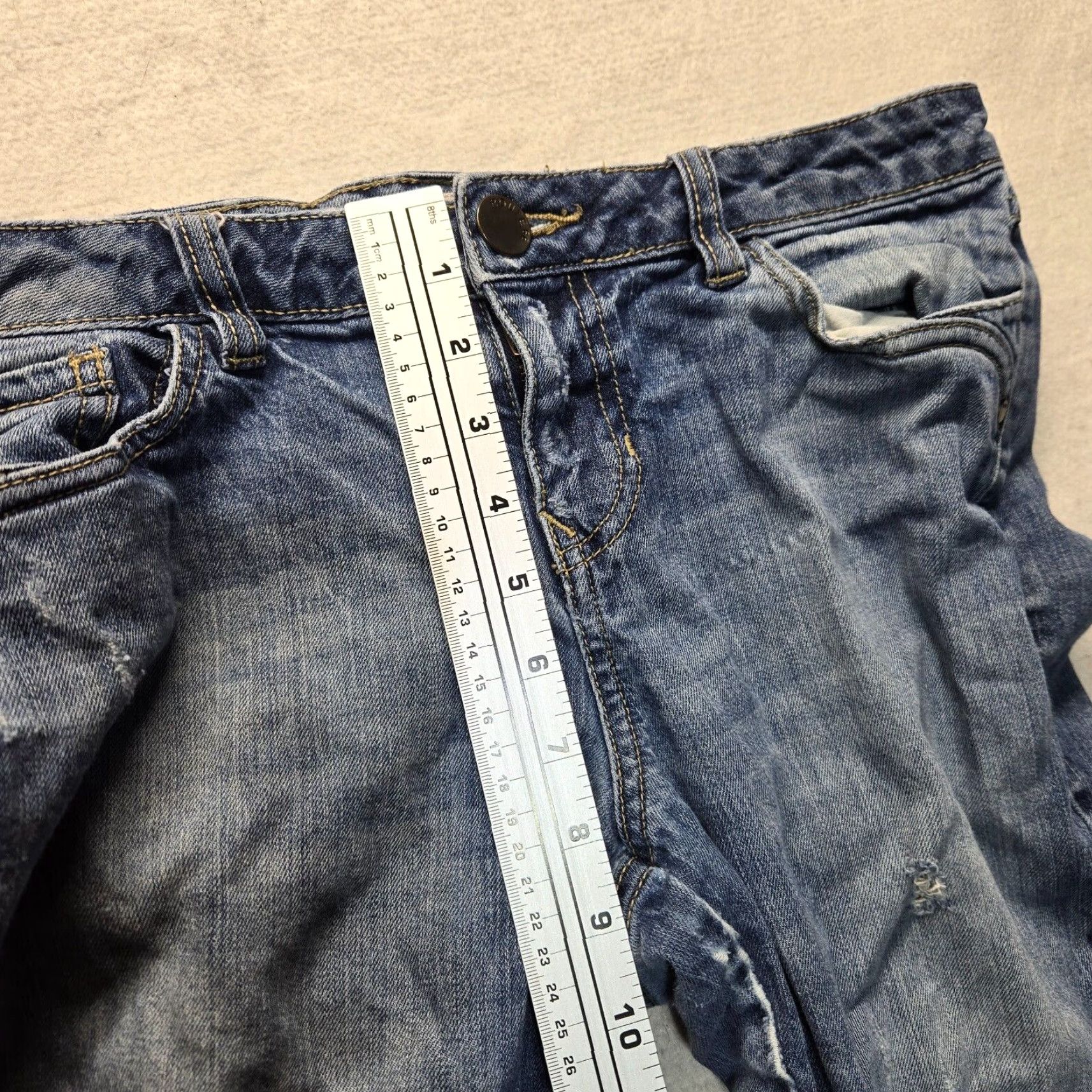 Route 66 Route 66 Jeans Flared Pants Women's 10 Blue Mid Rise Denim 5-Pocket Inseam 31 Zipper Vintage? No (not vintage) Size 32" / US 10 / IT 46 - 5 Thumbnail