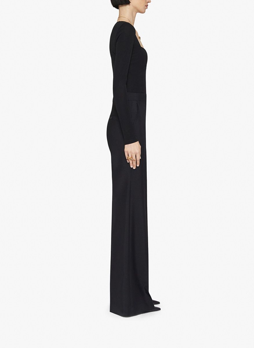 Givenchy o1srvl11e0325 Motif Bodysuit in Black Size M / US 6-8 / IT 42-44 - 4 Thumbnail