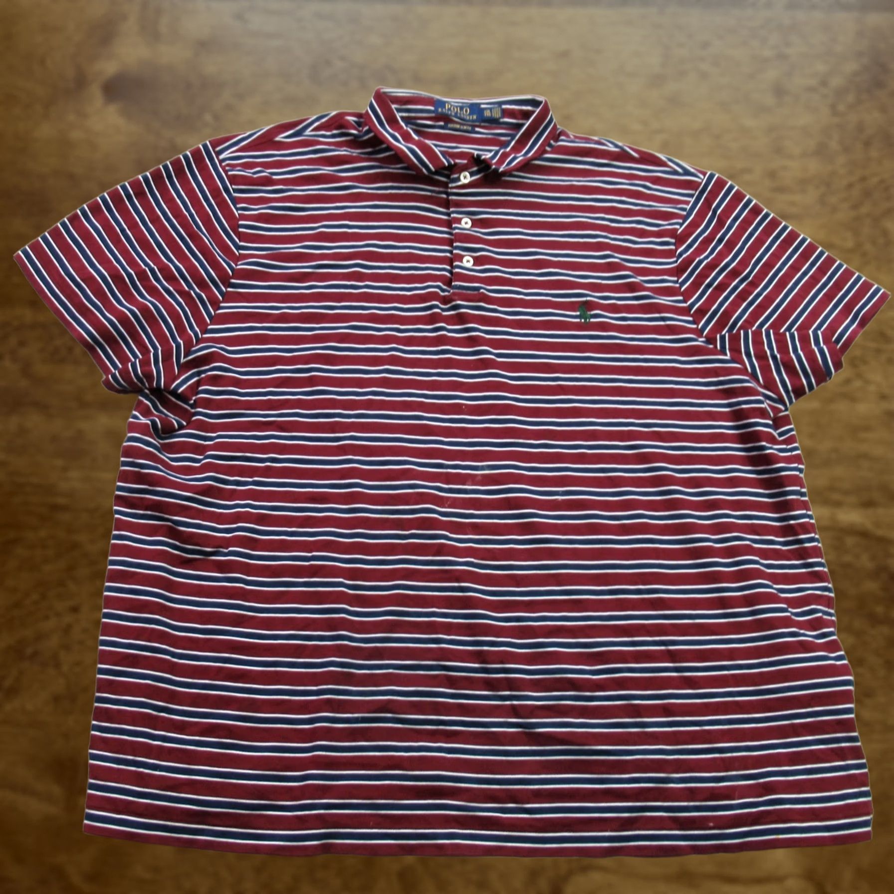 Polo Ralph Lauren Polo Ralph Lauren Shirt Mens 2XL Short Sleeve Slim Fit Stripes Polo Shirt Slim Fit Striped Multicolor Button Logo Embroidered Casual Wear Mens Size US XXL / EU 58 / 5 - 1 Thumbnail