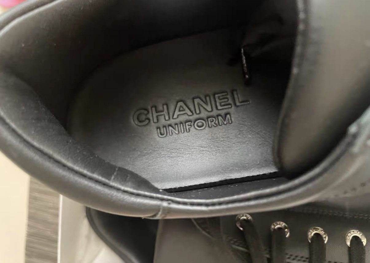 Chanel CHANEL Stylish black genuine leather men's shoes J33 Size US 9.5 / EU 42-43 - 5 Thumbnail