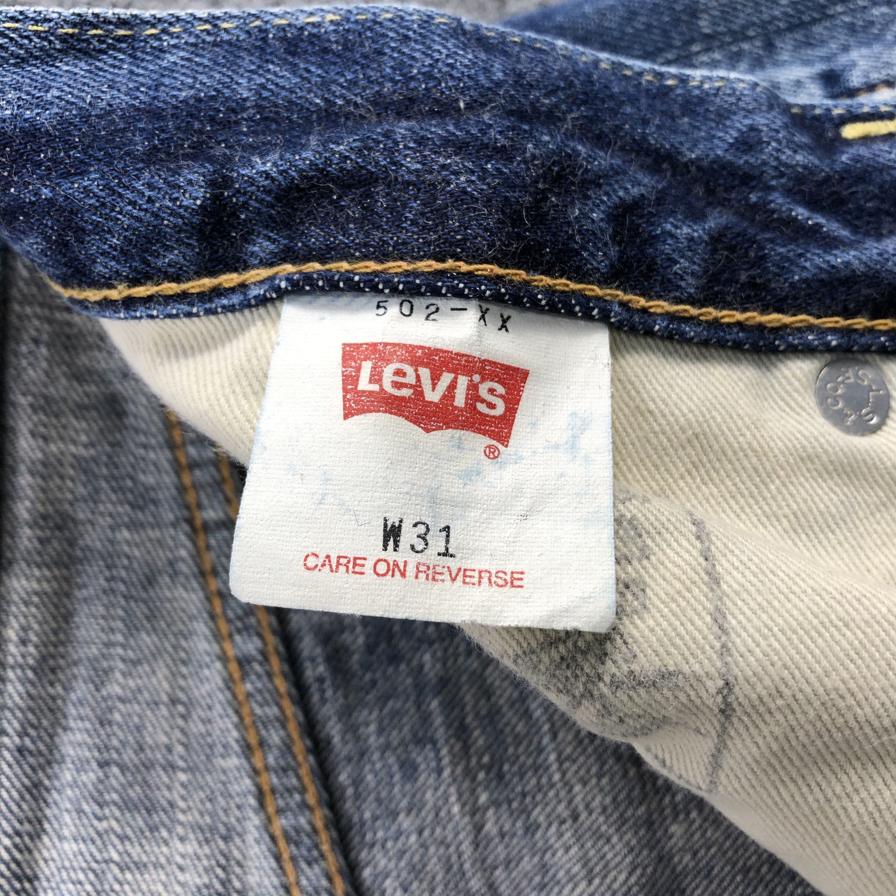 Levi's × Vintage Vintage 90s Big E Redline Levis 502 Jeans-JM1576 Size US 31 - 11 Thumbnail