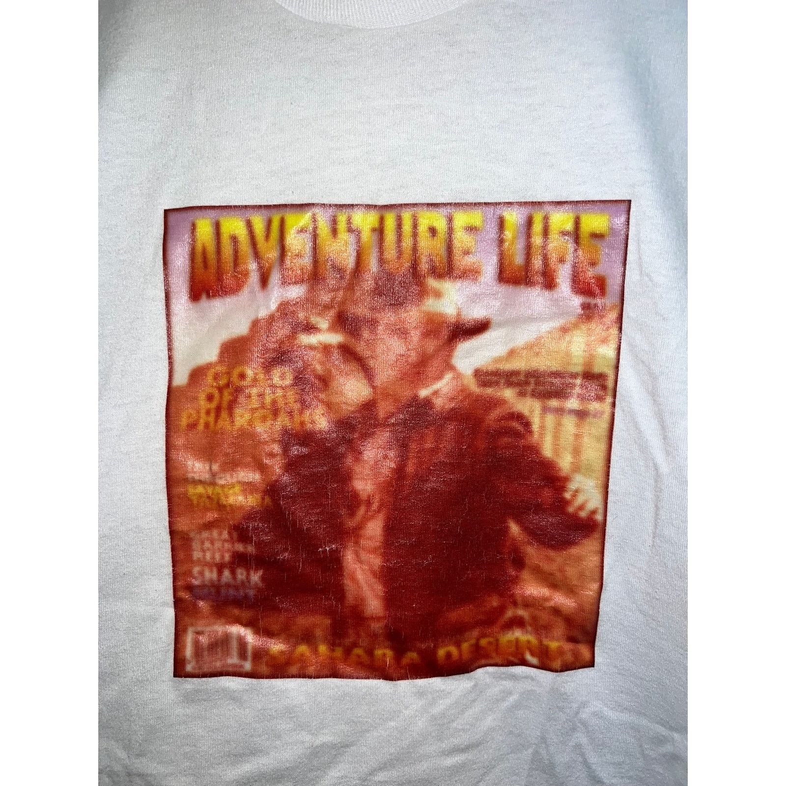 Fruit Of The Loom Vintage Gold Of The Pharoahs Shirt Sahara Life Movie Tee 90s Size US XL / EU 56 / 4 - 2 Thumbnail